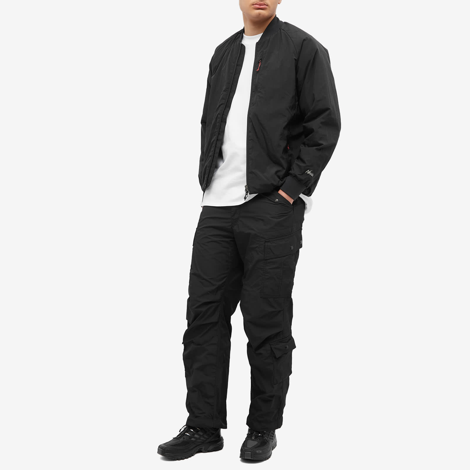 NANGA Soft Down Varsity Blouson - Black