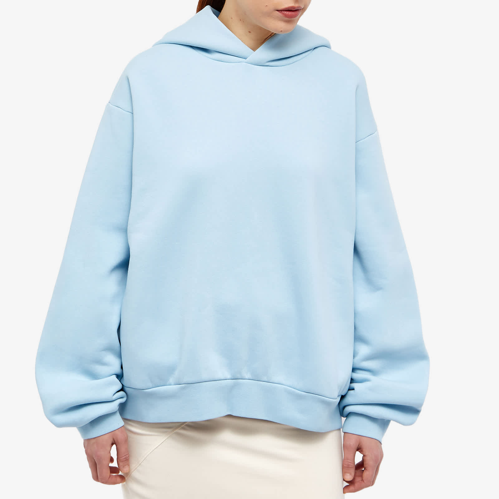 Acne Studios Franziska Pink Label Hoodie Mineral Blue | END.