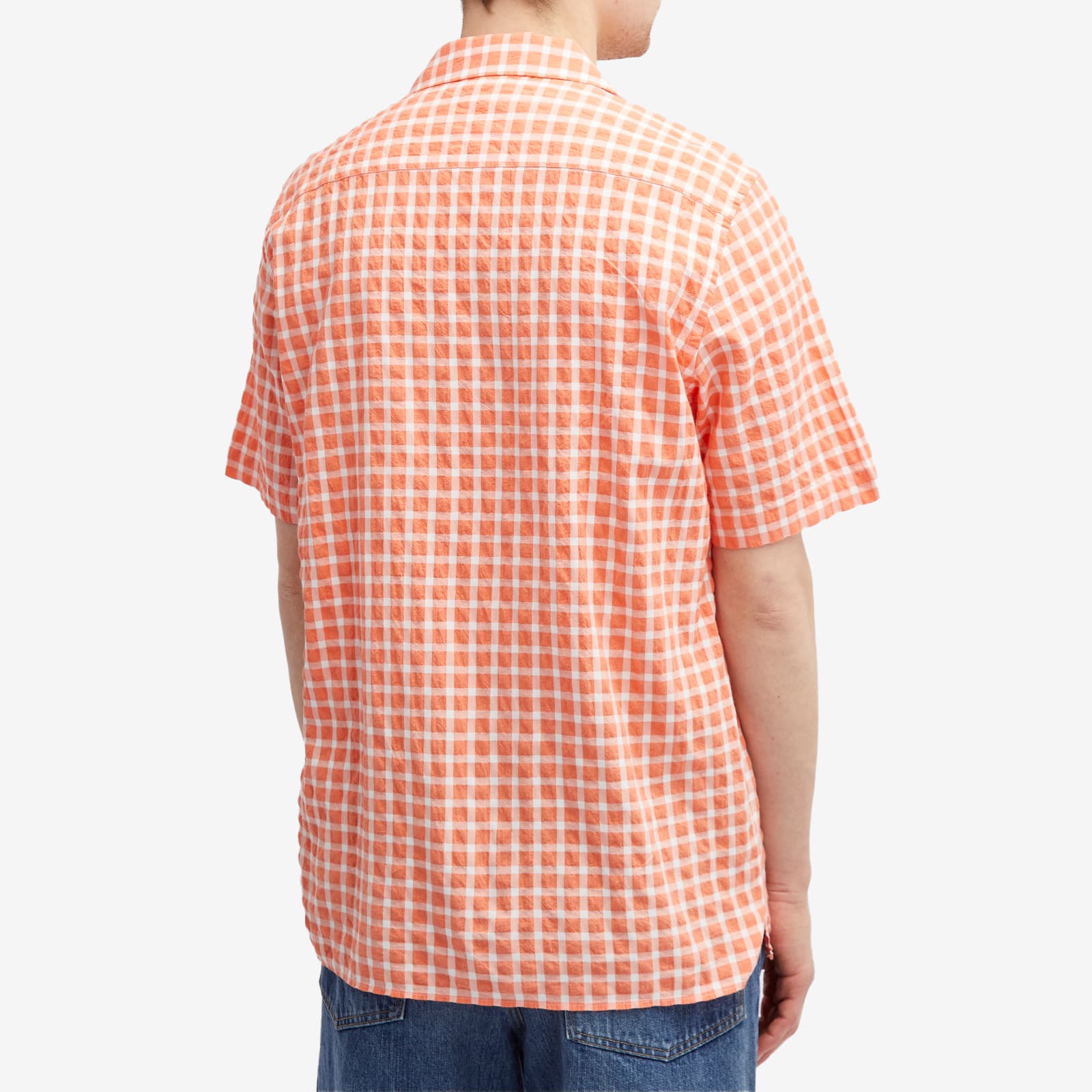 ArmorLux Check Vacation Shirt Coral END. (US)
