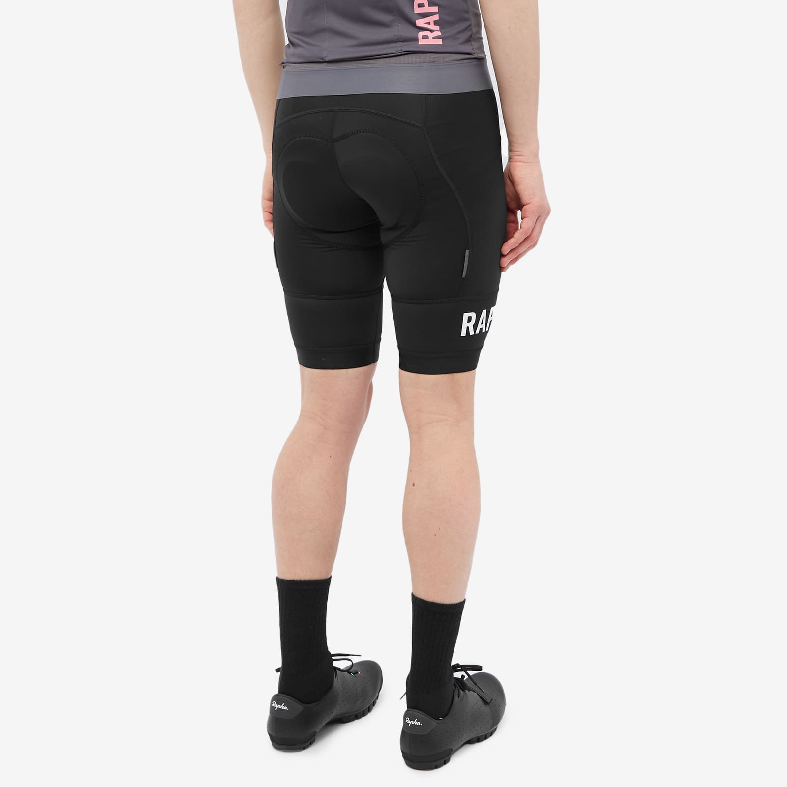 Rapha Pro Team Training Bib Shorts - Black & White