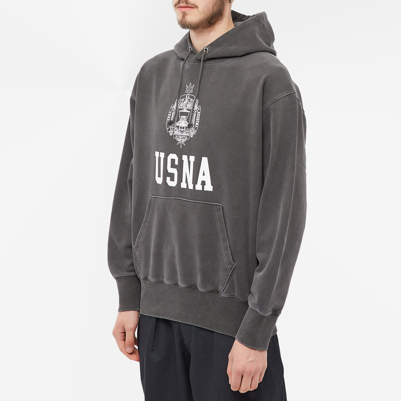 Uniform Bridge USNA Hoodie - Dark Grey