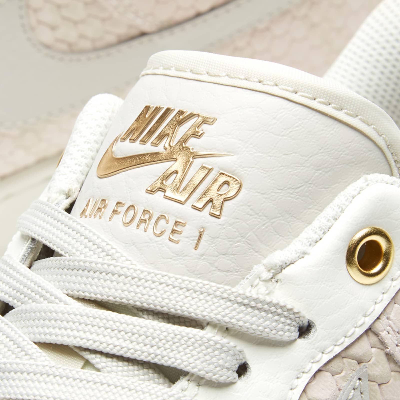 nike air force 1 low sail light bone metallic gold