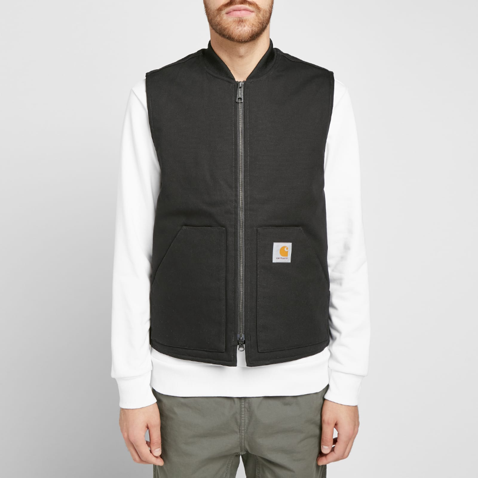 Carhartt WIP Canvas Work Vest Black END. (IT)