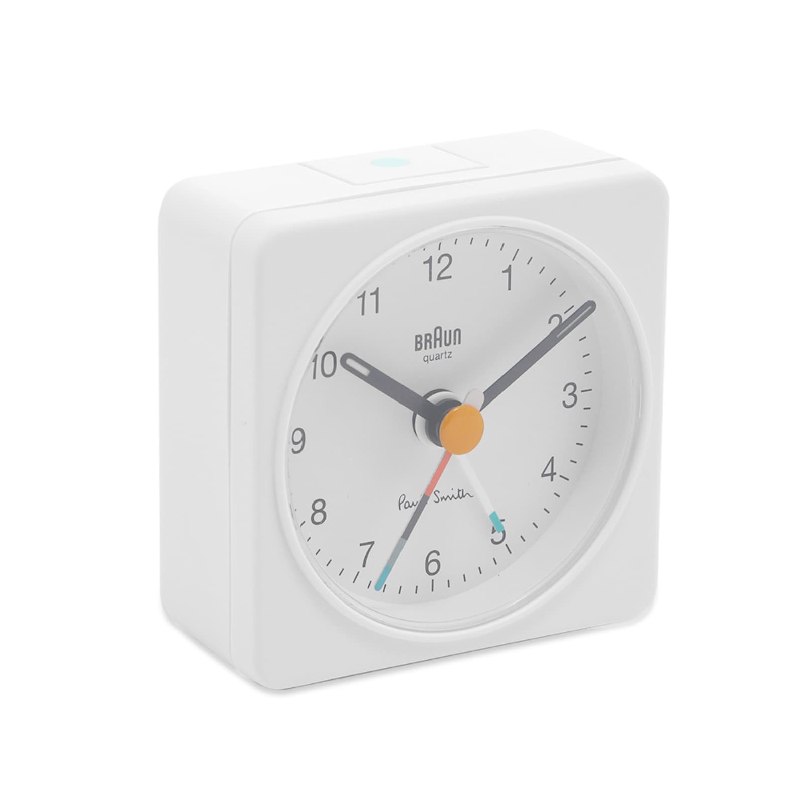Braun x Paul Smith Travel Alarm Clock White END.