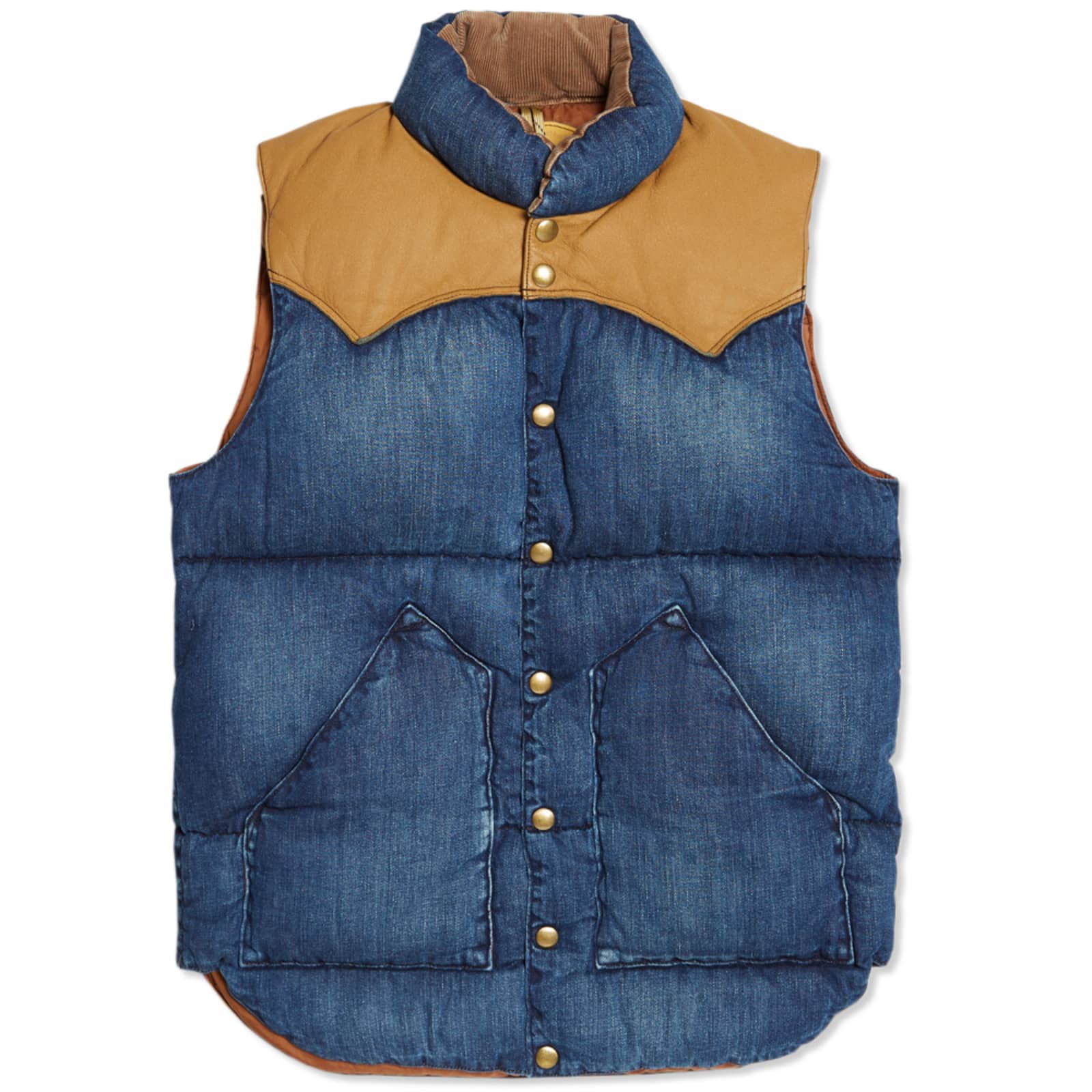 Rocky Mountain Featherbed Ages Denim Vest Indigo END.