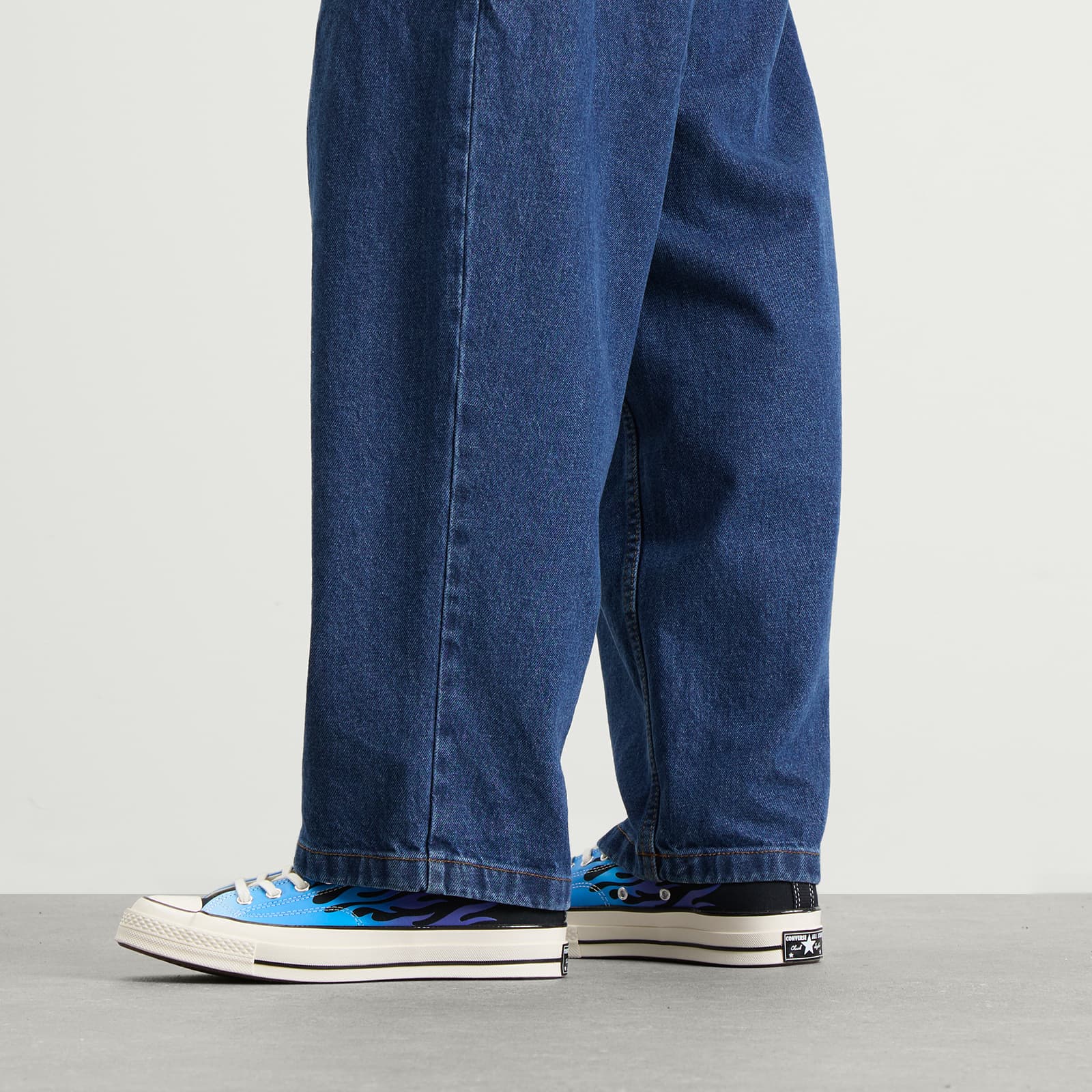 Converse Converse Chuck Taylor 1970s Ox Flames Sneaker - Black, Blue & Cobalt