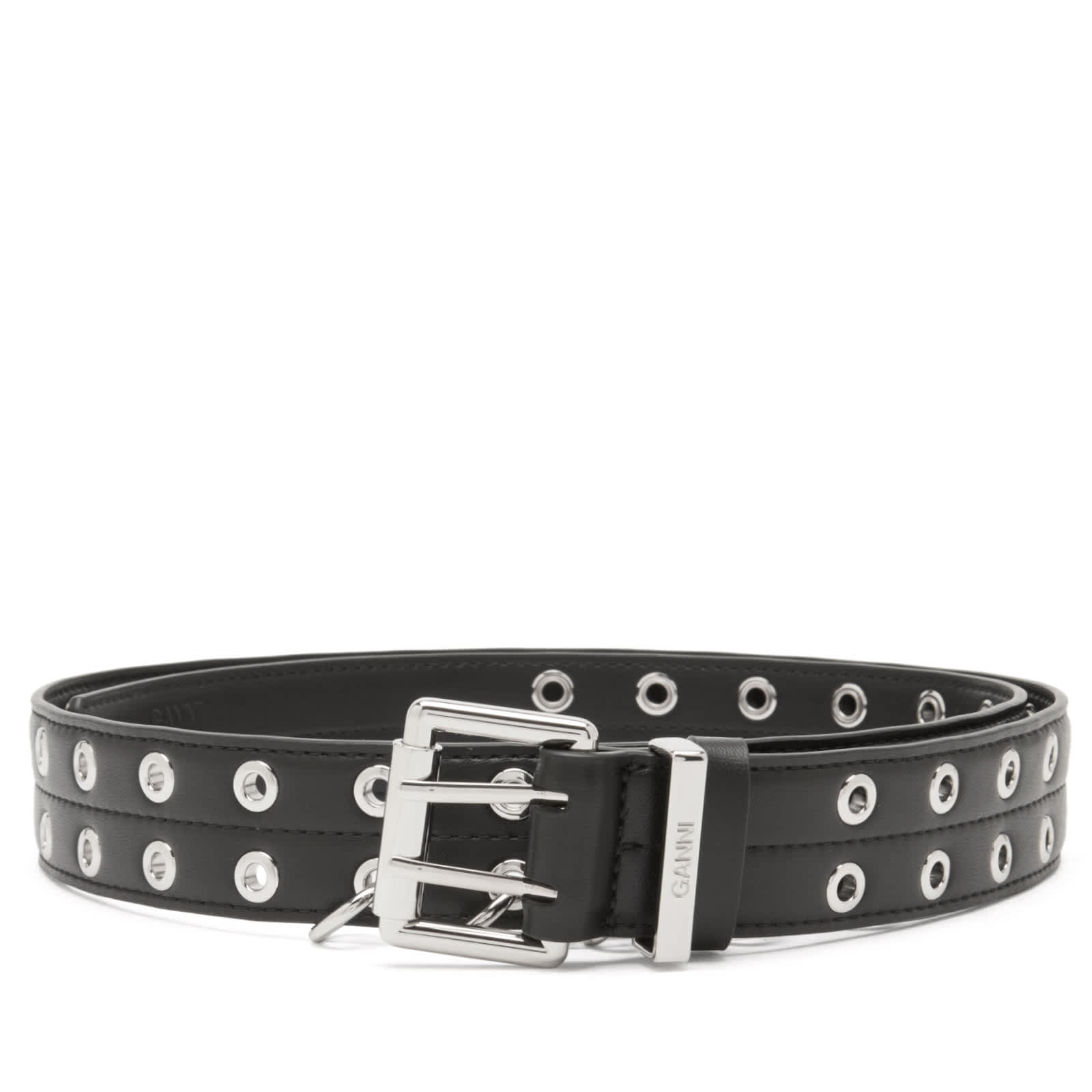 GANNI Double Eyelet Belt