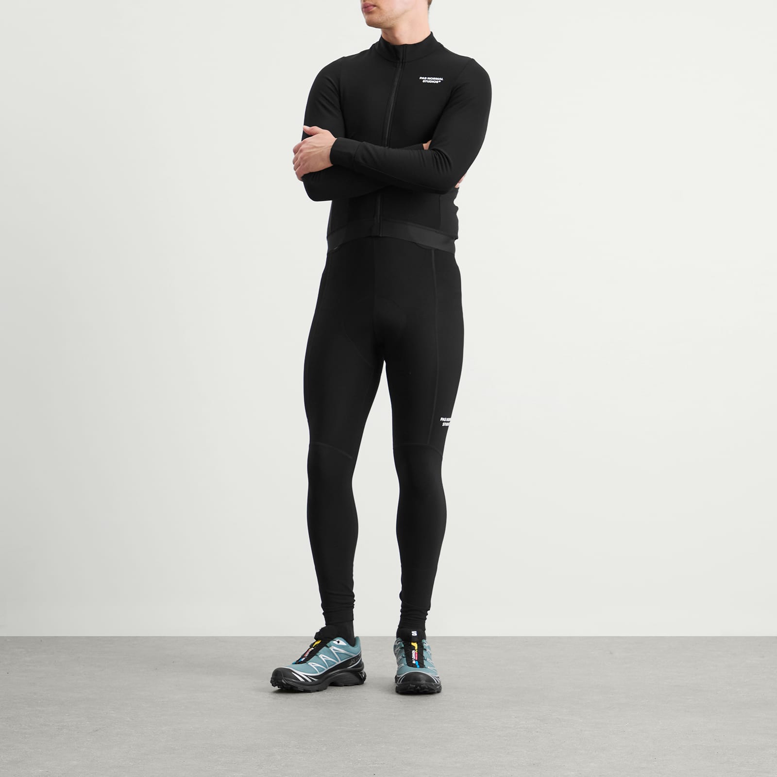 Pas Normal Studios Essential Thermal Long Bib - Black