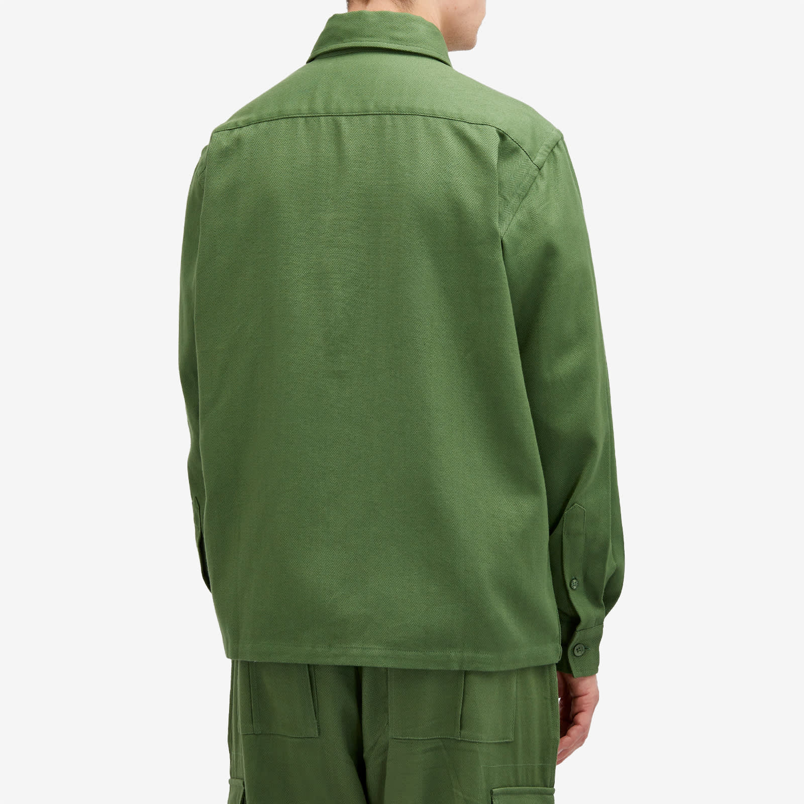 Kardo Bhola Herringbone Patch Pocket Shirt