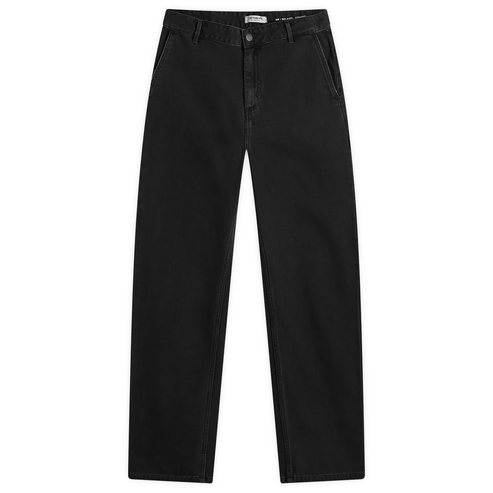 Carhartt WIP Pierce Straight Trousers - Black