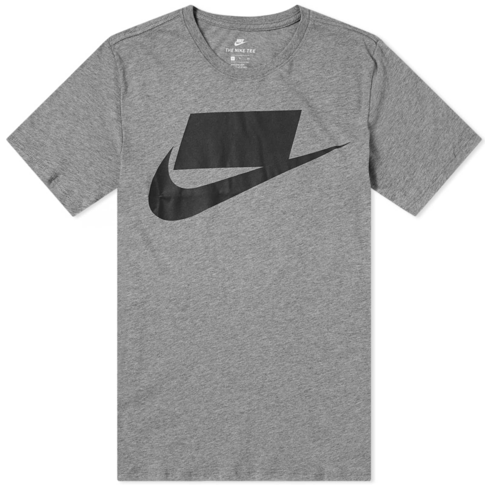Nike Sportswear Tee Carbon Heather & Black END. (US)