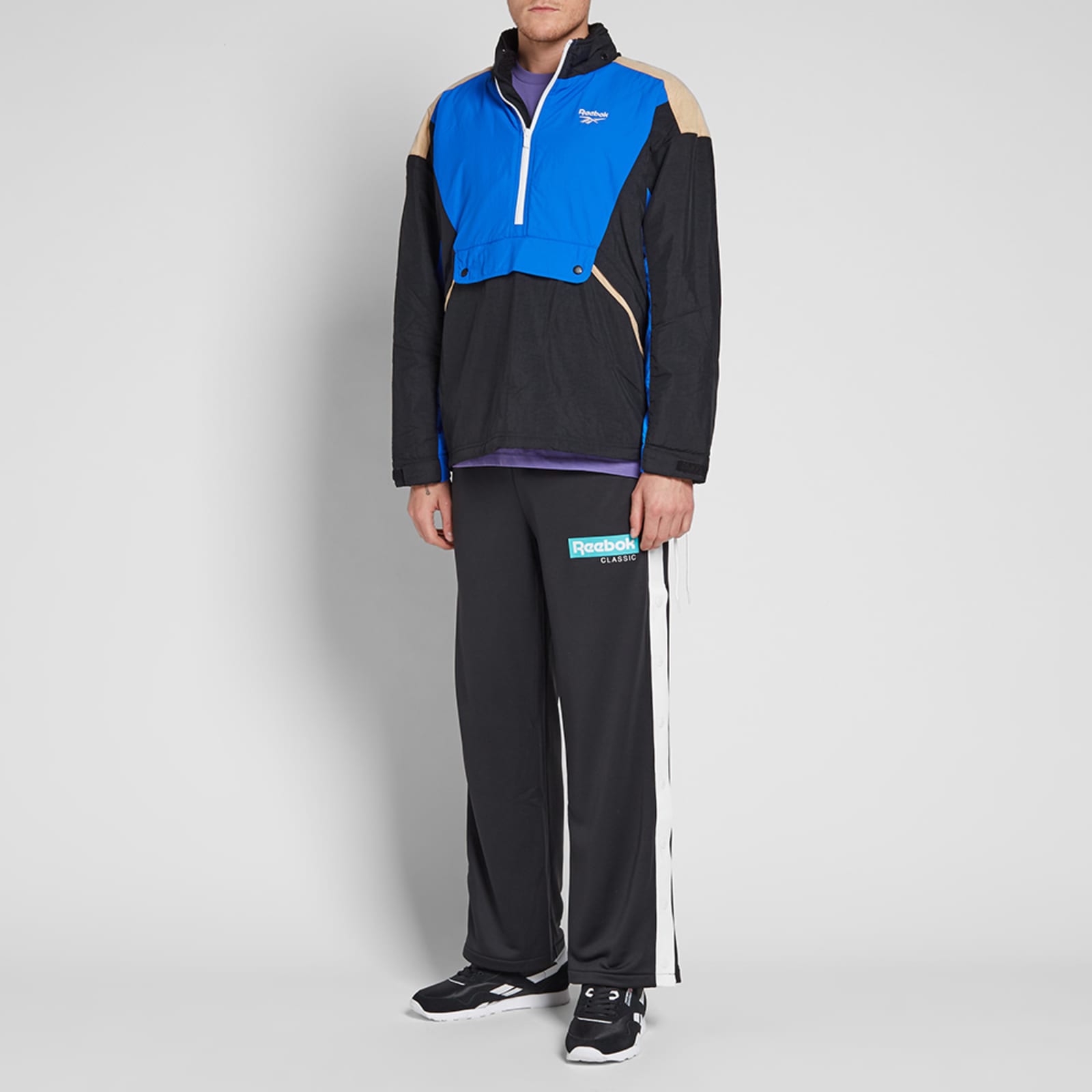 Reebok Retro Popover Anorak Black | END. (US)