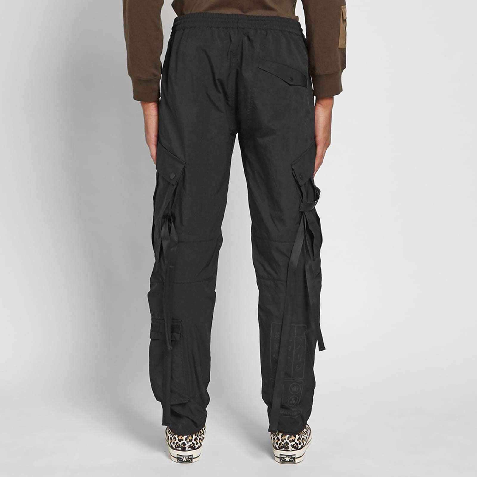 Maharishi 3M Logo Tech Cargo Track Pant - Black