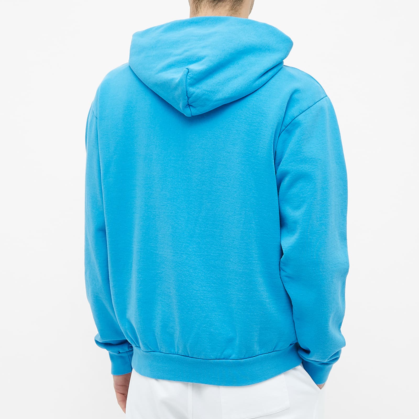 Sporty & Rich Fun Logo Hoodie - Ocean Blue & White