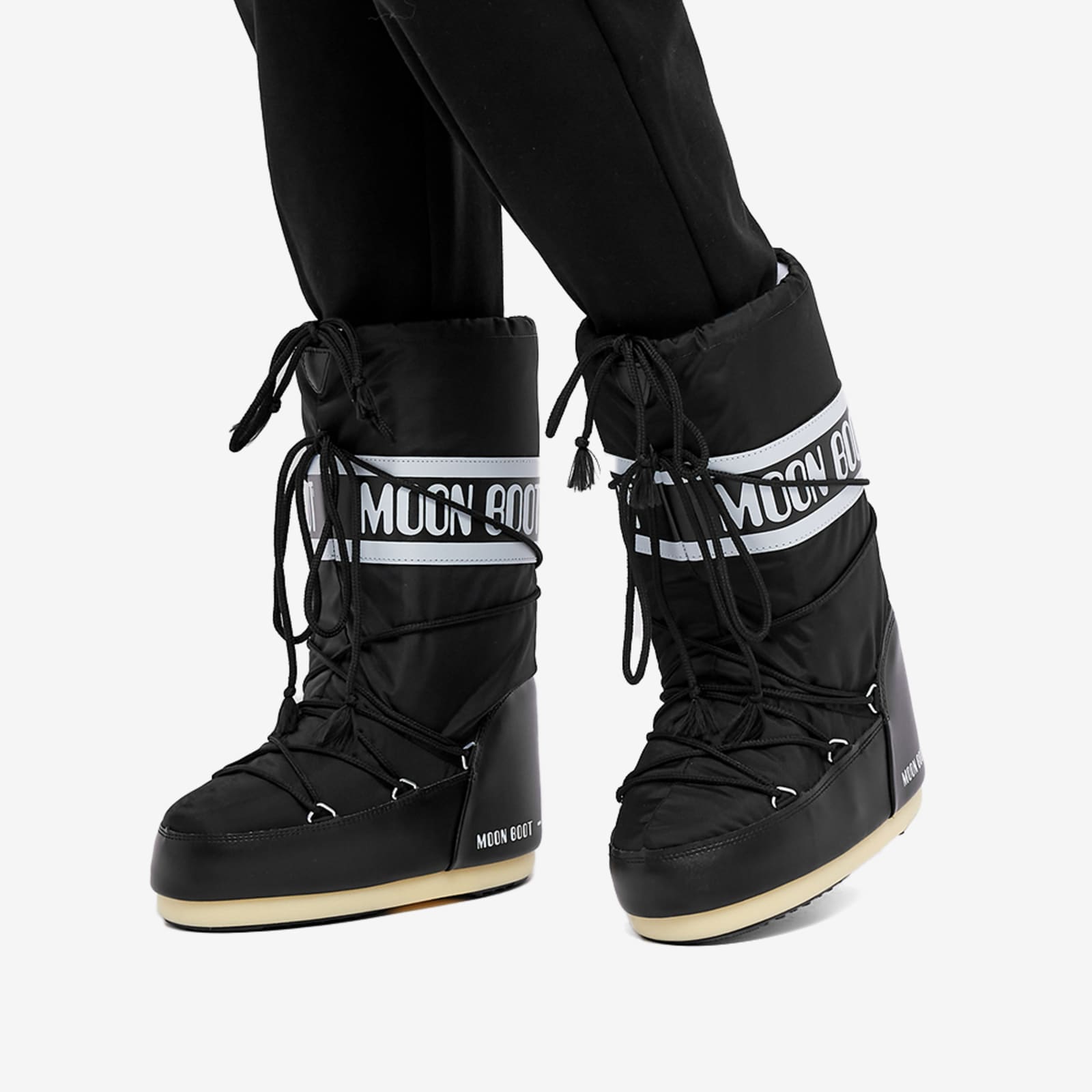 Moon Boot Icon Nylon Boot Black END.