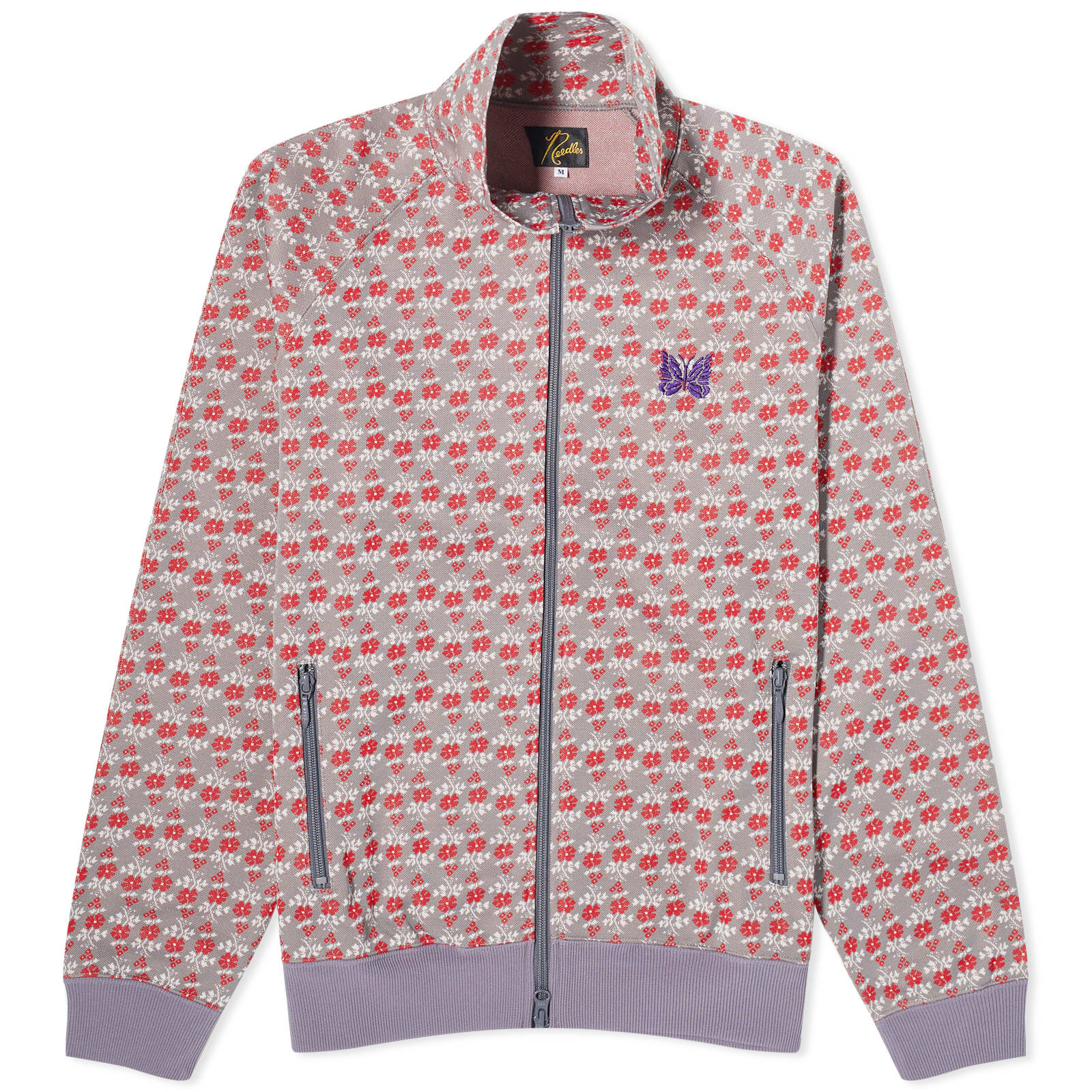 Polyester Jacquard Flower Pattern Jacket