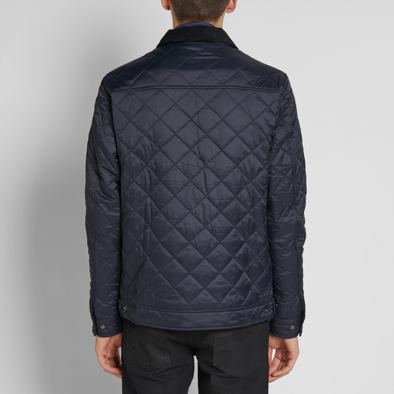 Barbour Trough Quilt Jacket Navy END.