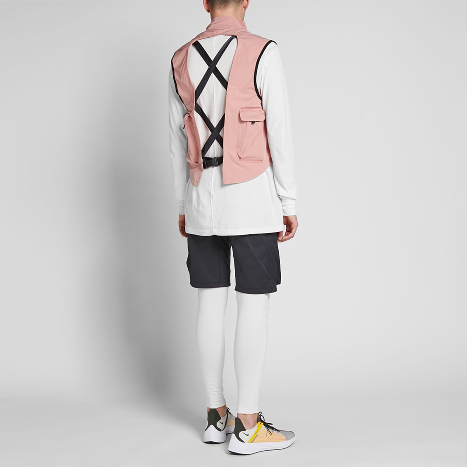 NikeLab AAE 2.0 Vest - Rust Pink & Black