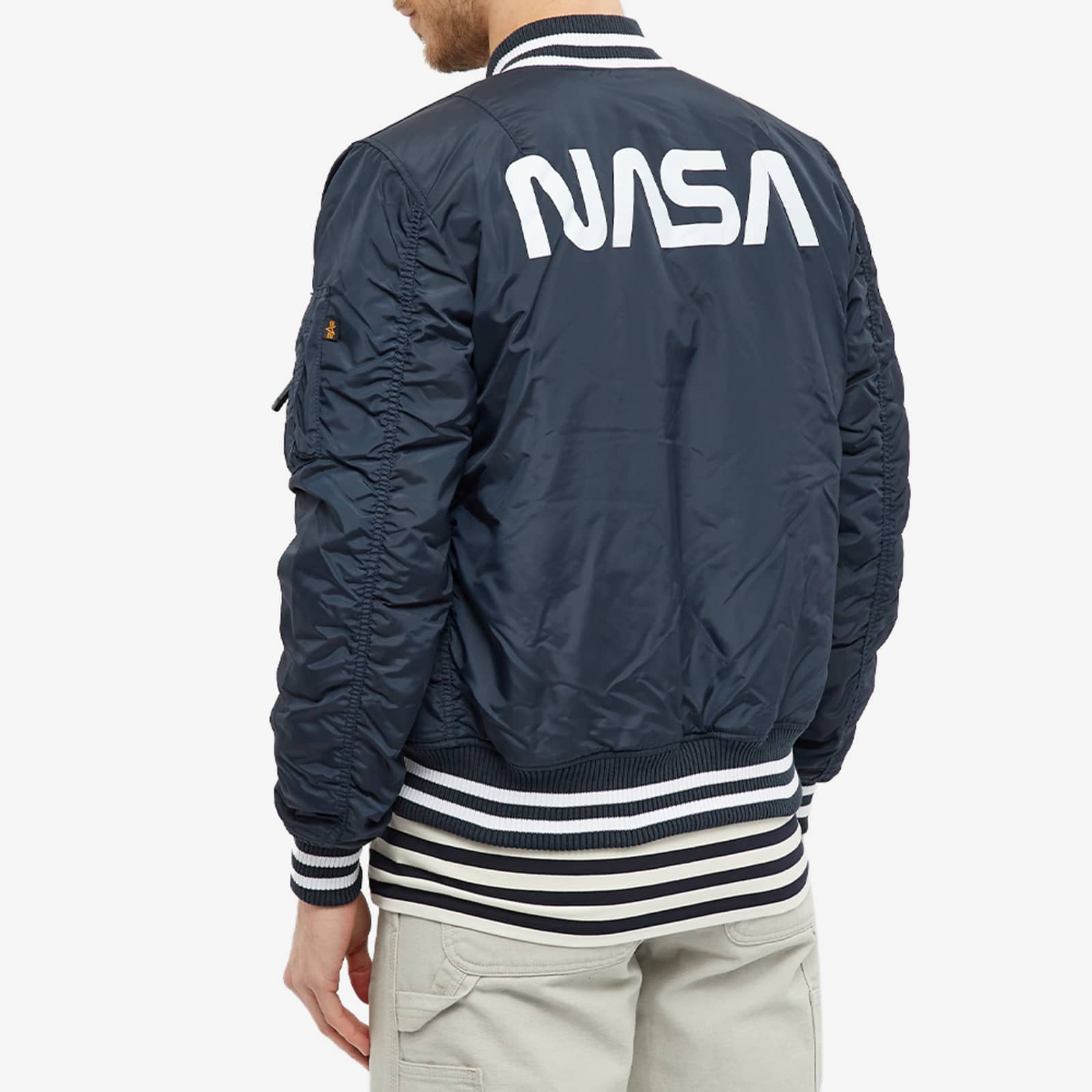 Alpha Industries NASA College Jacket - Rep Blue