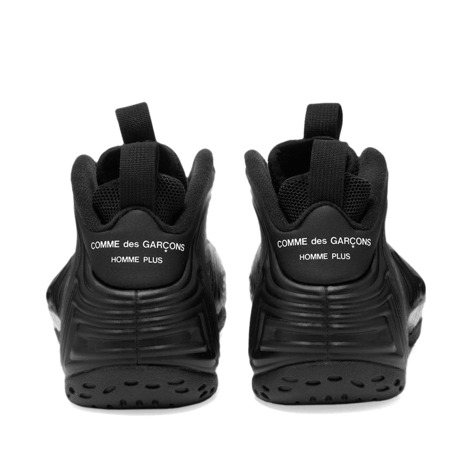 Comme des Garçons Homme Plus x Nike Foamposite Black END.