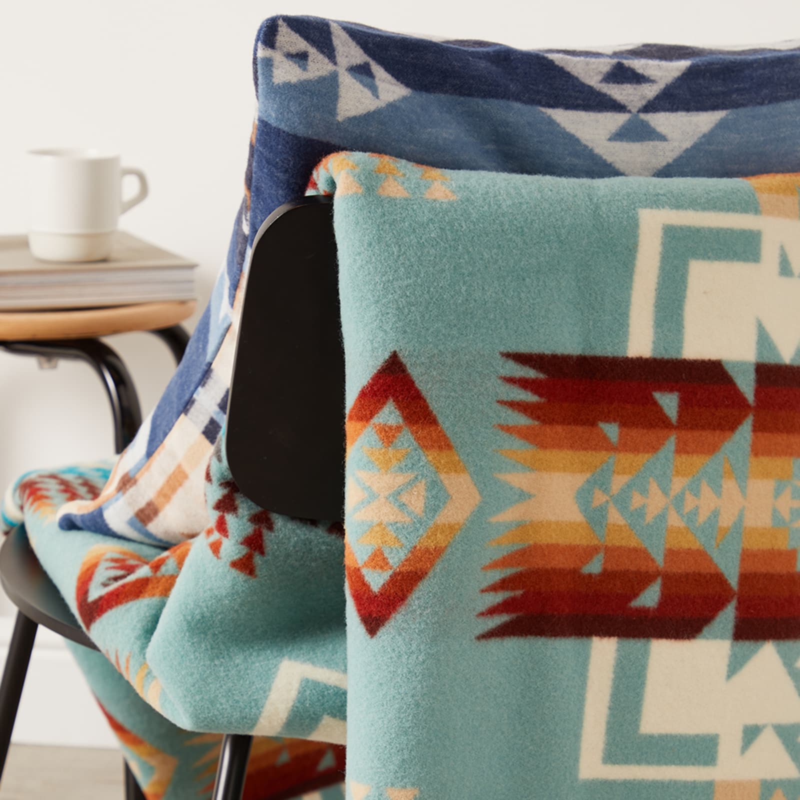 Pendleton Chief Joseph Blanket Aqua END. (ES)
