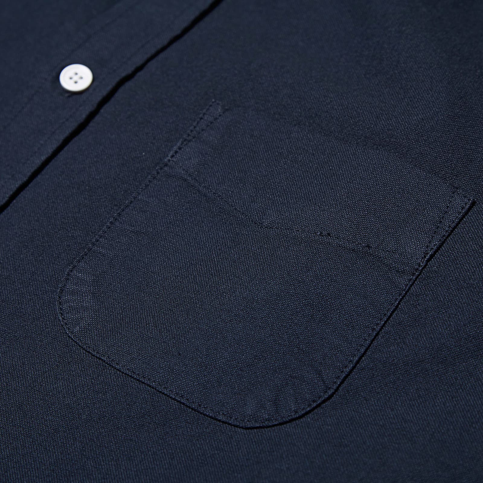 Band of Outsiders Button Down Overdyed Oxford Shirt Navy END. (NZ)