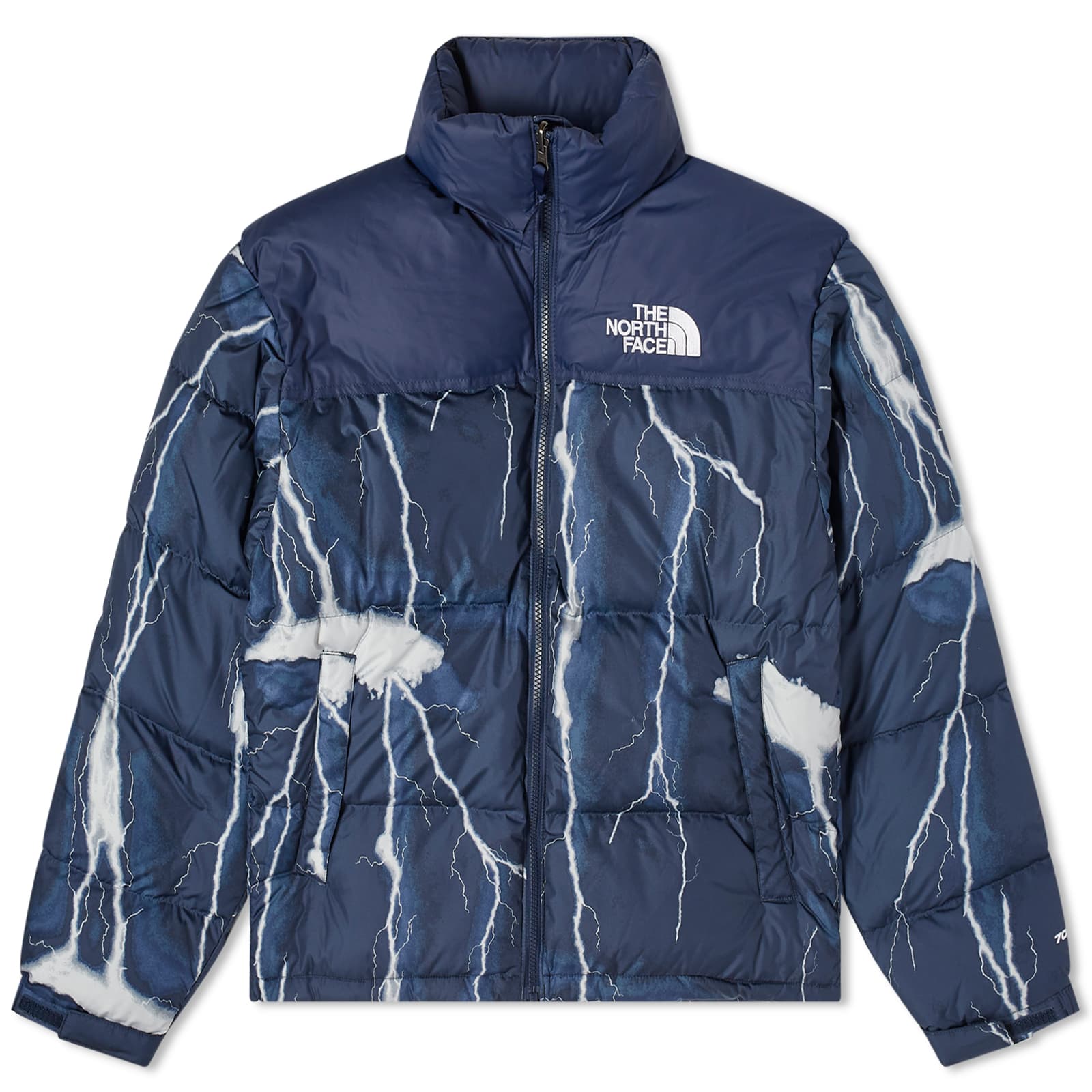 The North Face 1996 Retro Nuptse Jacket Summit Navy & Tnf Lightning ...