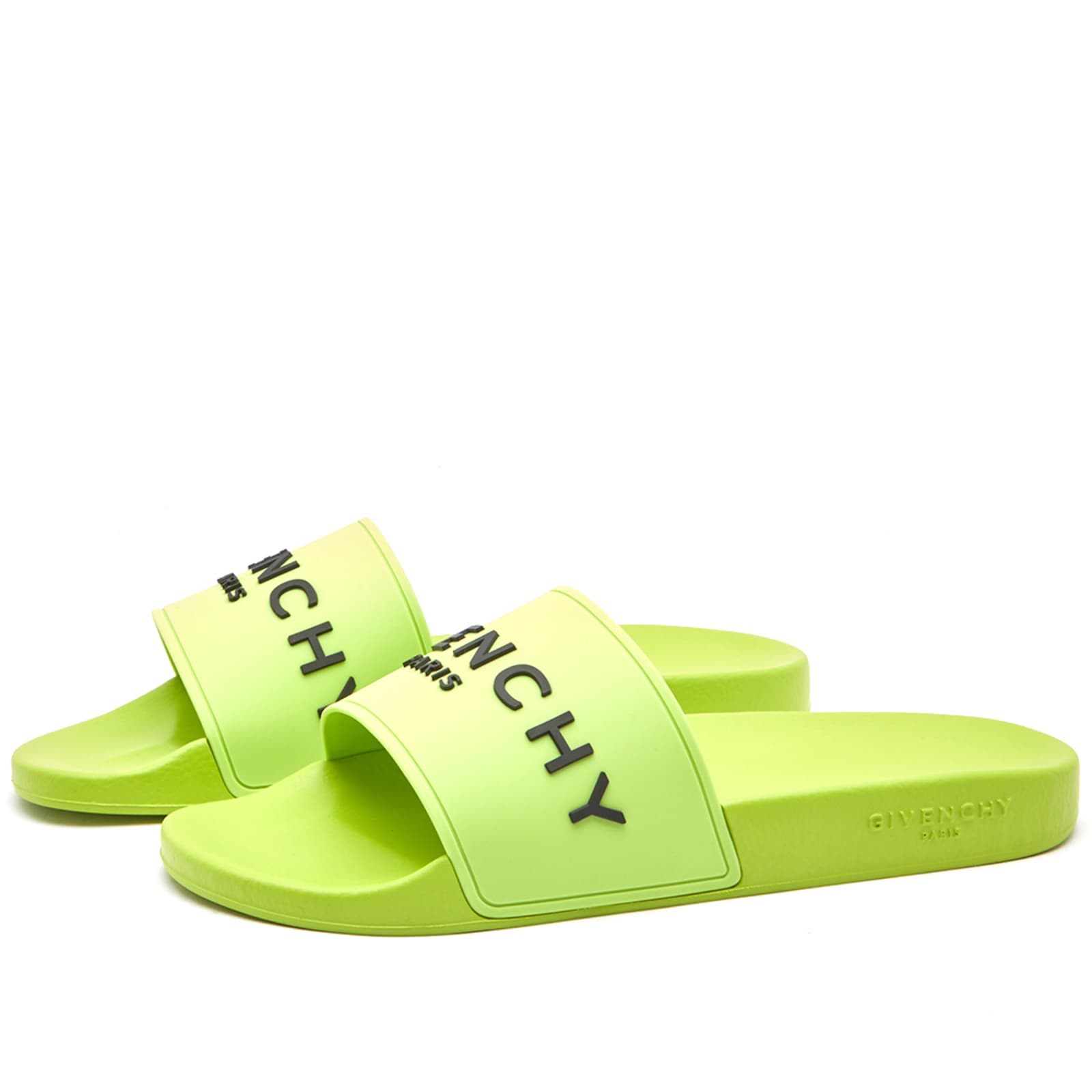 Givenchy Logo Slide - Citrus Green