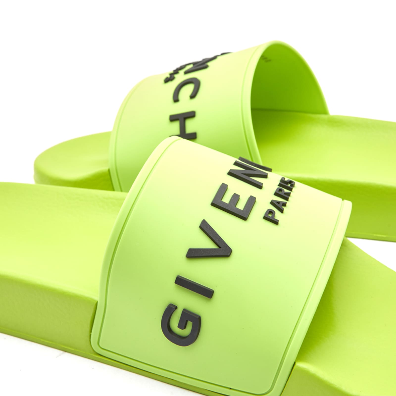 Givenchy Logo Slide Citrus Green END 