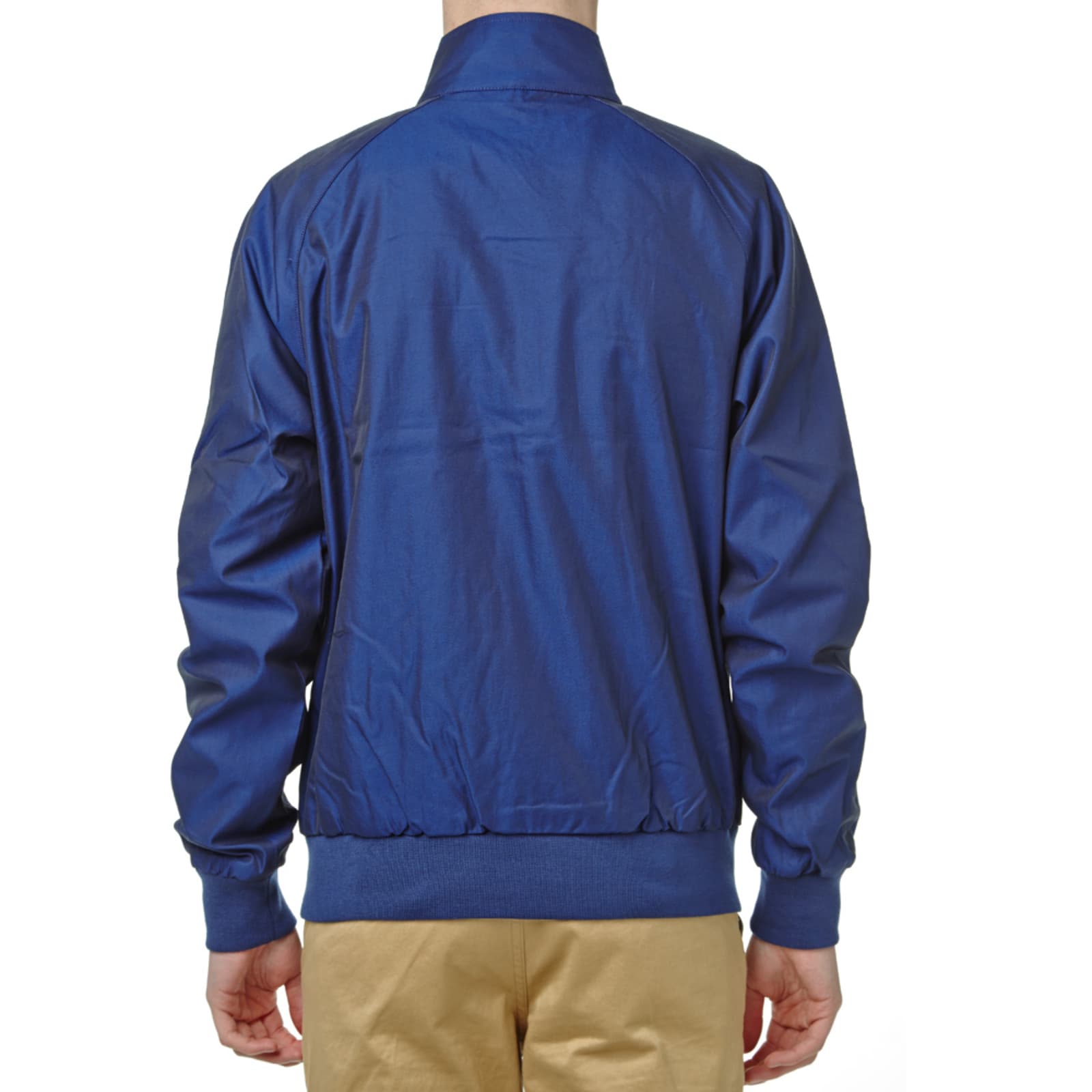 Fred Perry x Drake's Lined Tonic Harrington Jacket Navy | END. (ES)