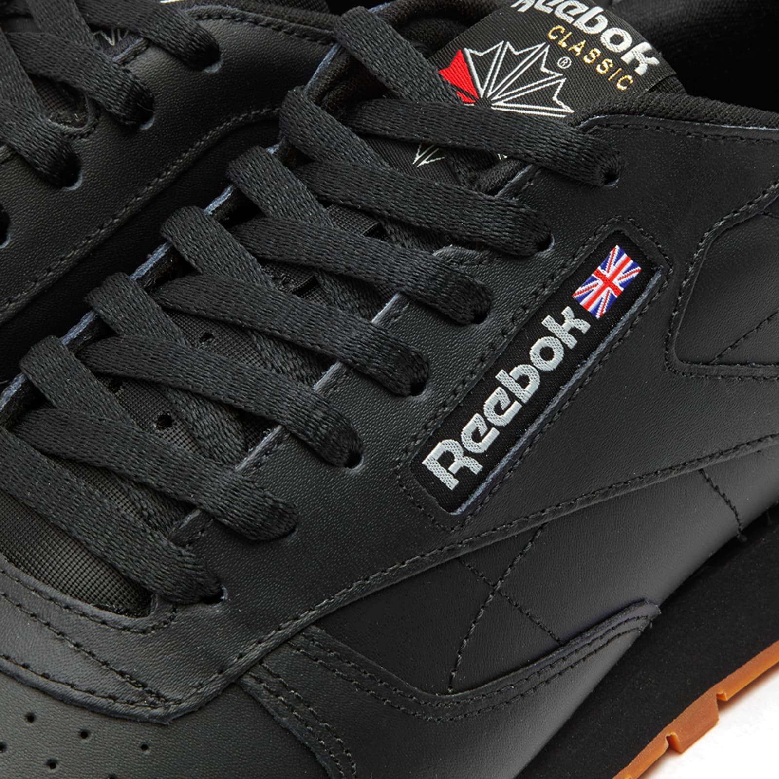 Reebok Classic Leather Core Black & Pure Grey 5 END.