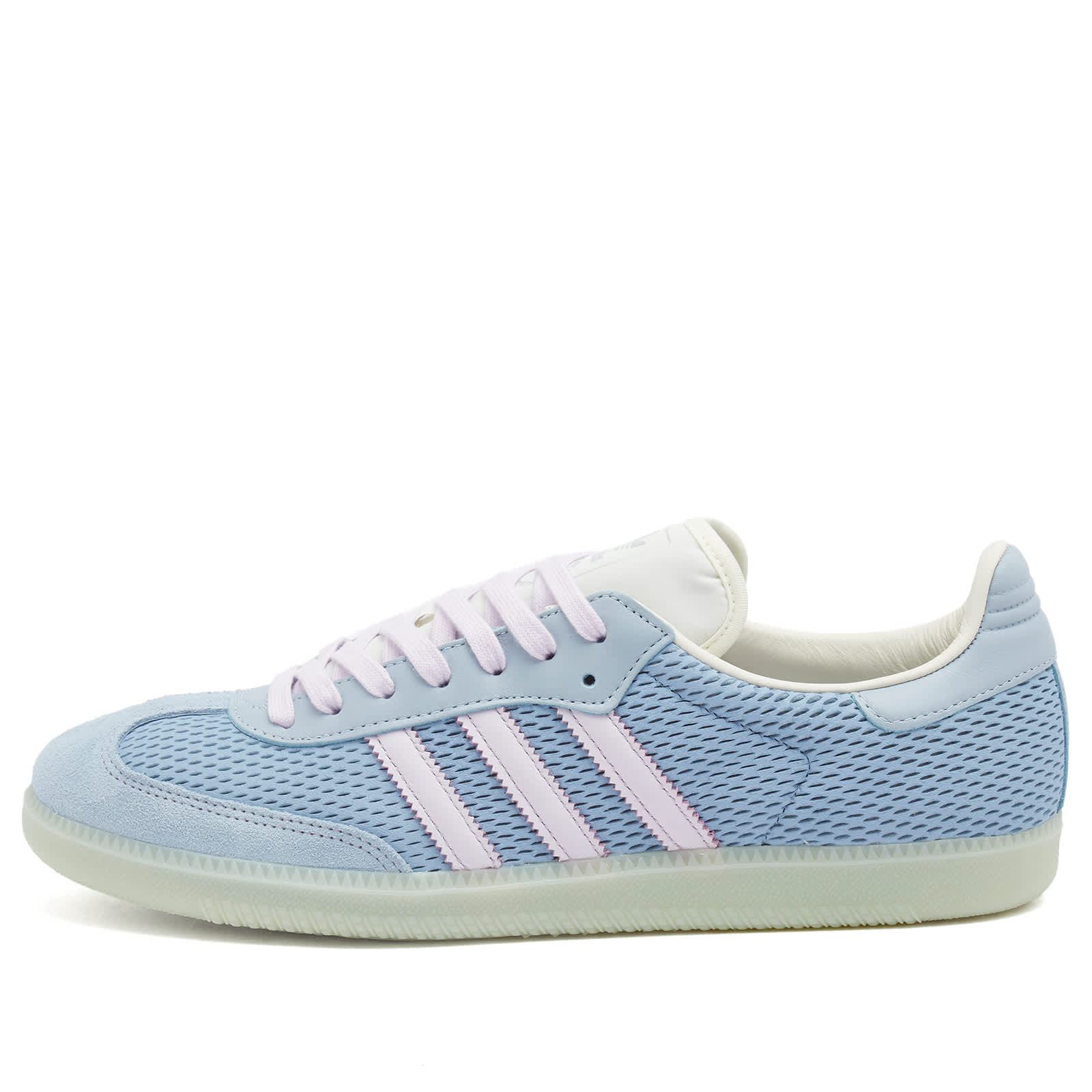 Adidas Samba OG Sneaker - Blue, Ice Lavender & Off White