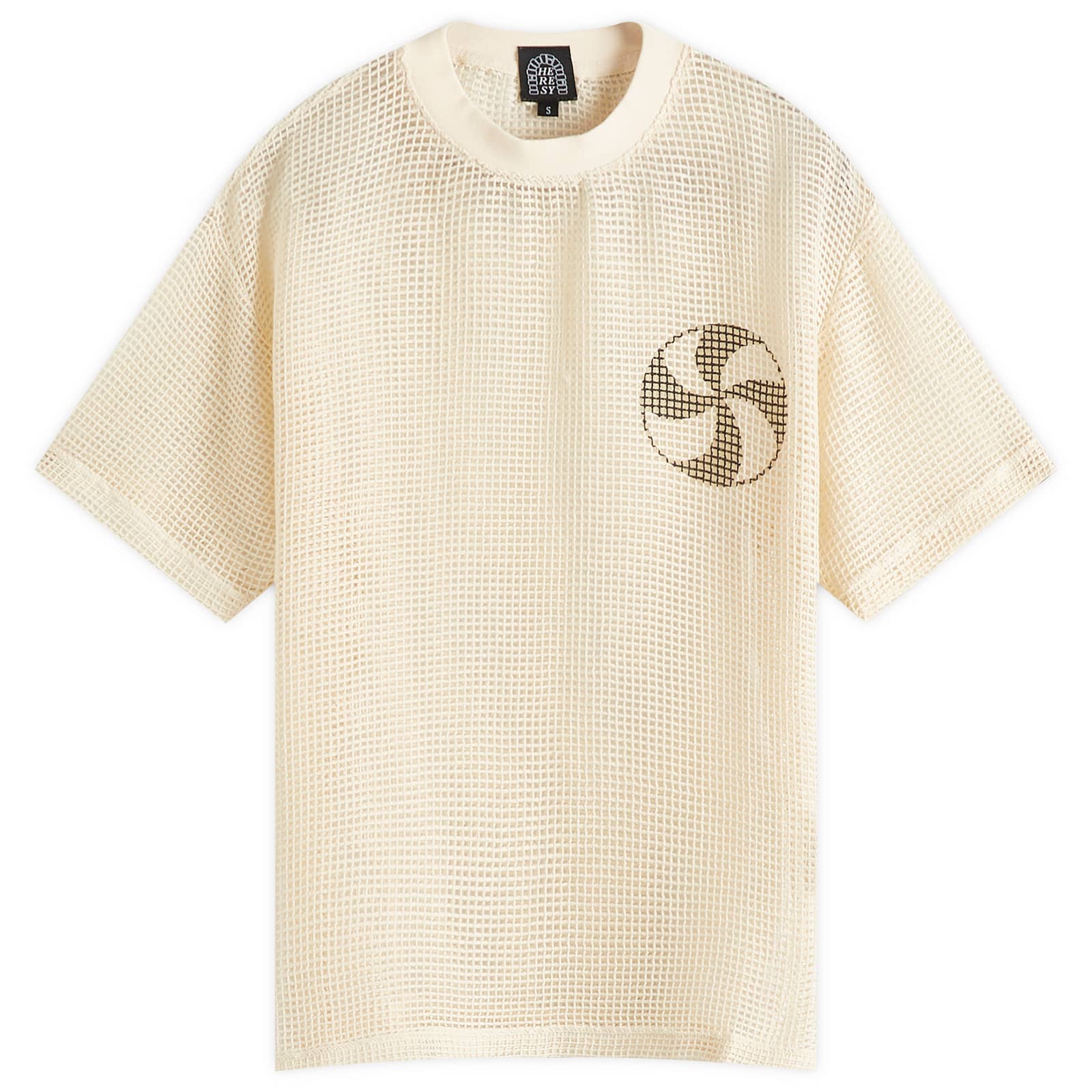 Heresy Mesh T-Shirt - Ecru
