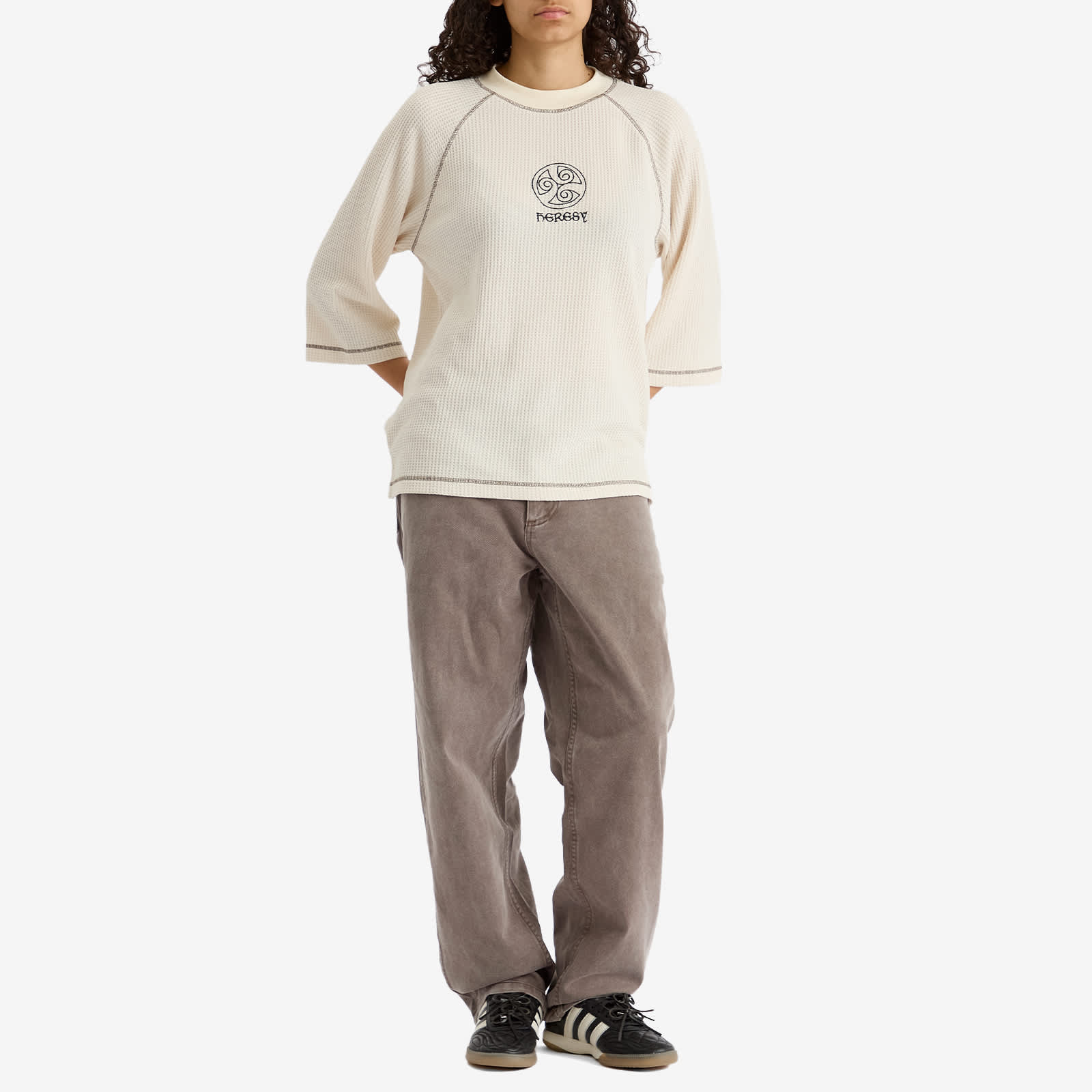 Heresy Tri-Spiral T-Shirt - Ecru