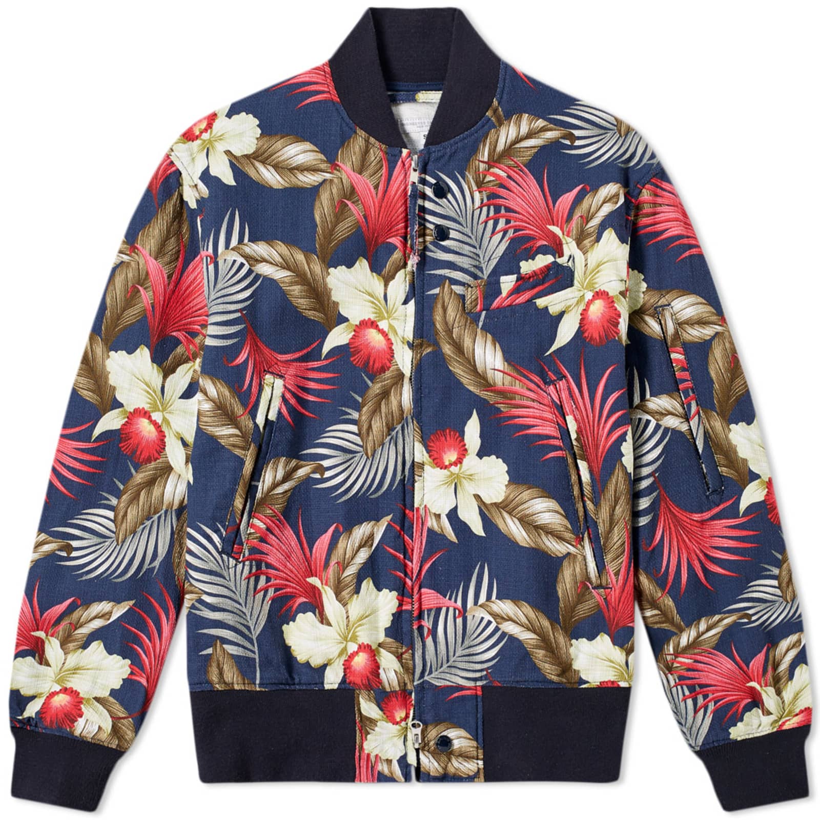 Engineered Garments Hawaiian Floral Jacket Navy END. (US)