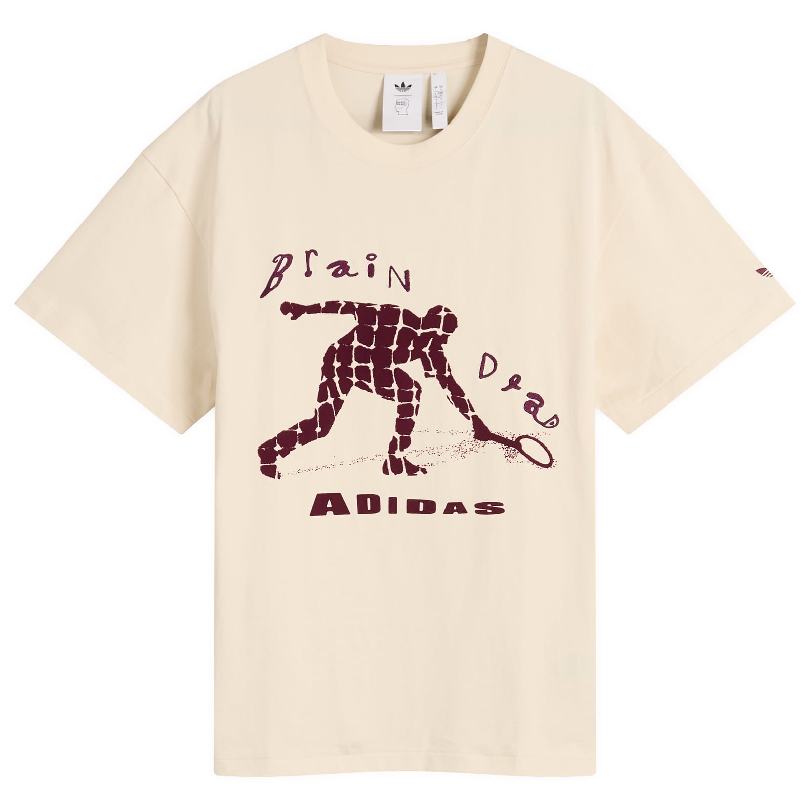 adidas X Brain Dead T-Shirt - Wonder White