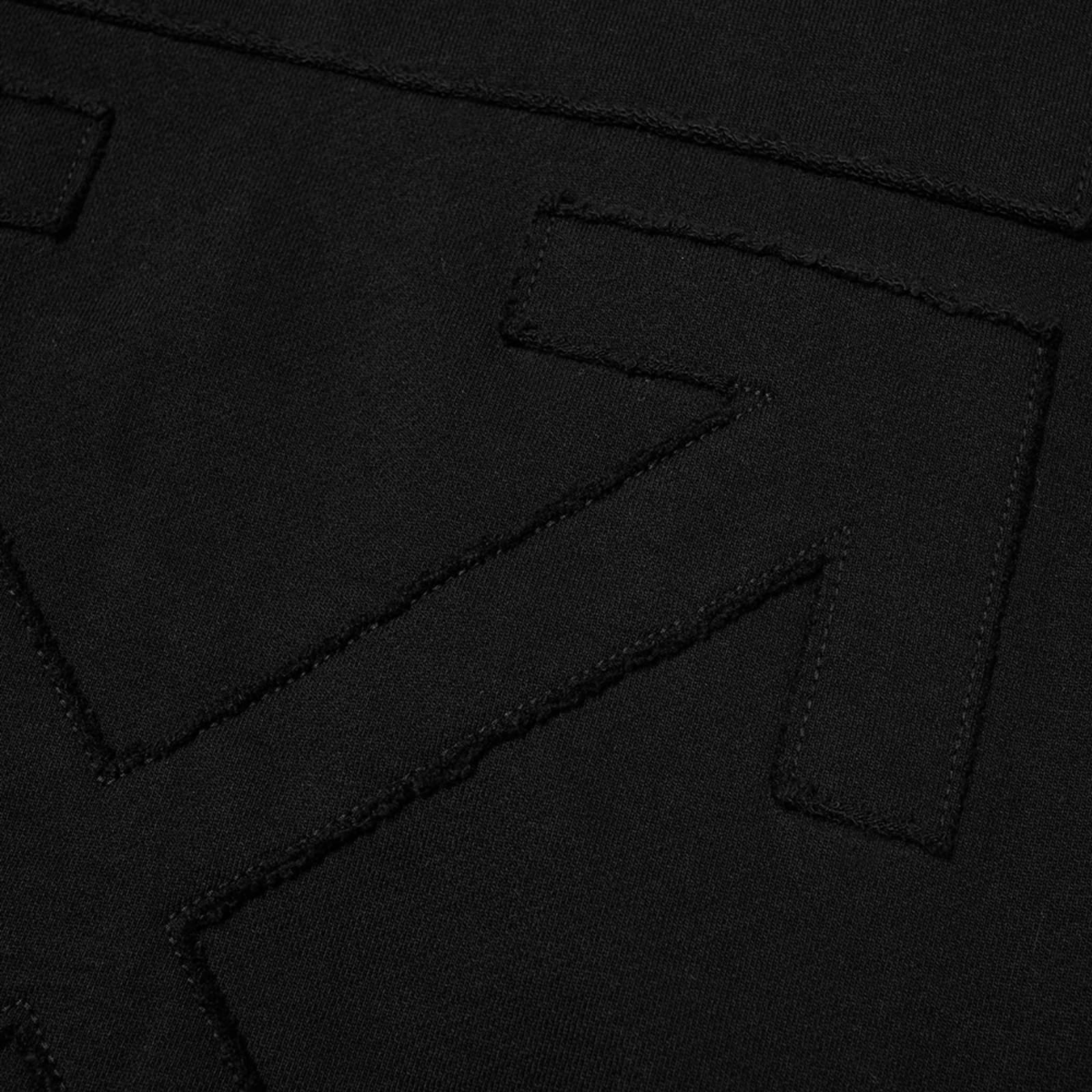 Off-White OW Arrow Logo Slim Zip Hoodie Black & White | END. (GB)