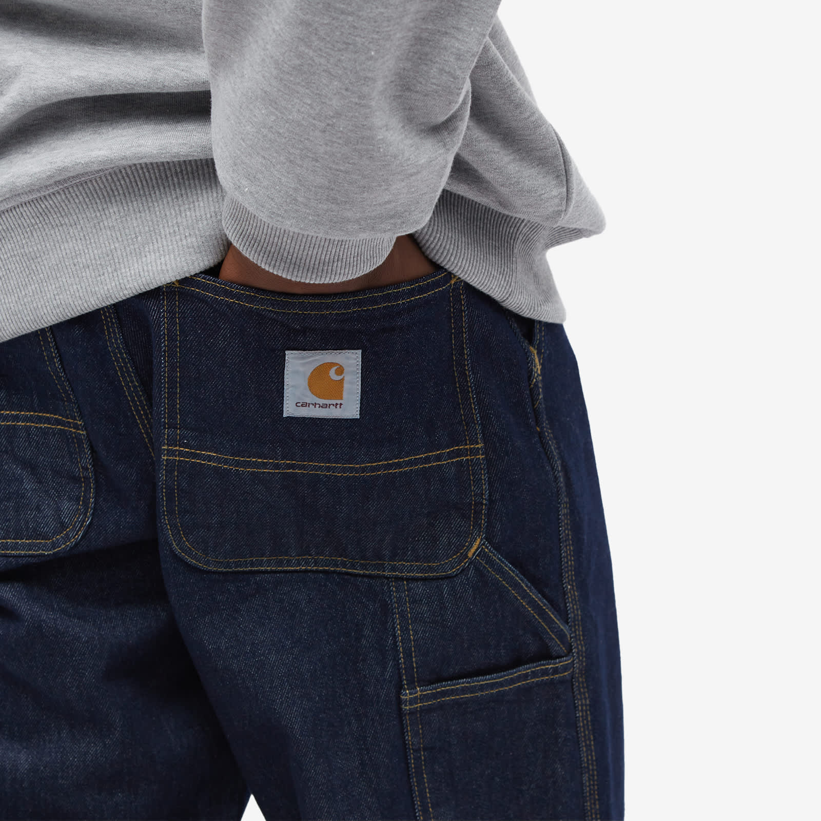 Carhartt WIP Denim Single Knee Pant Blue Rinsed END (UK)