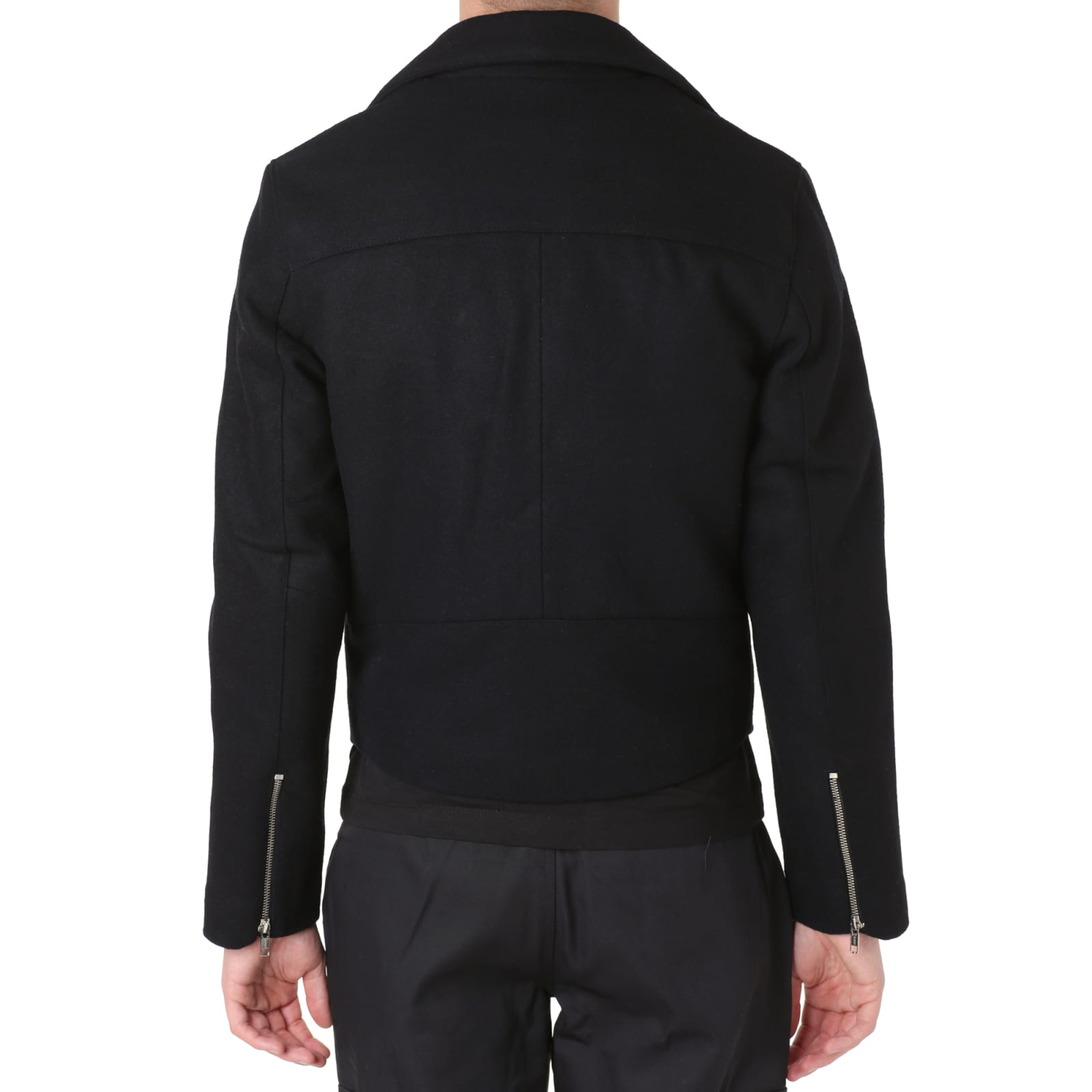 MKI Wool Biker Jacket Black END.