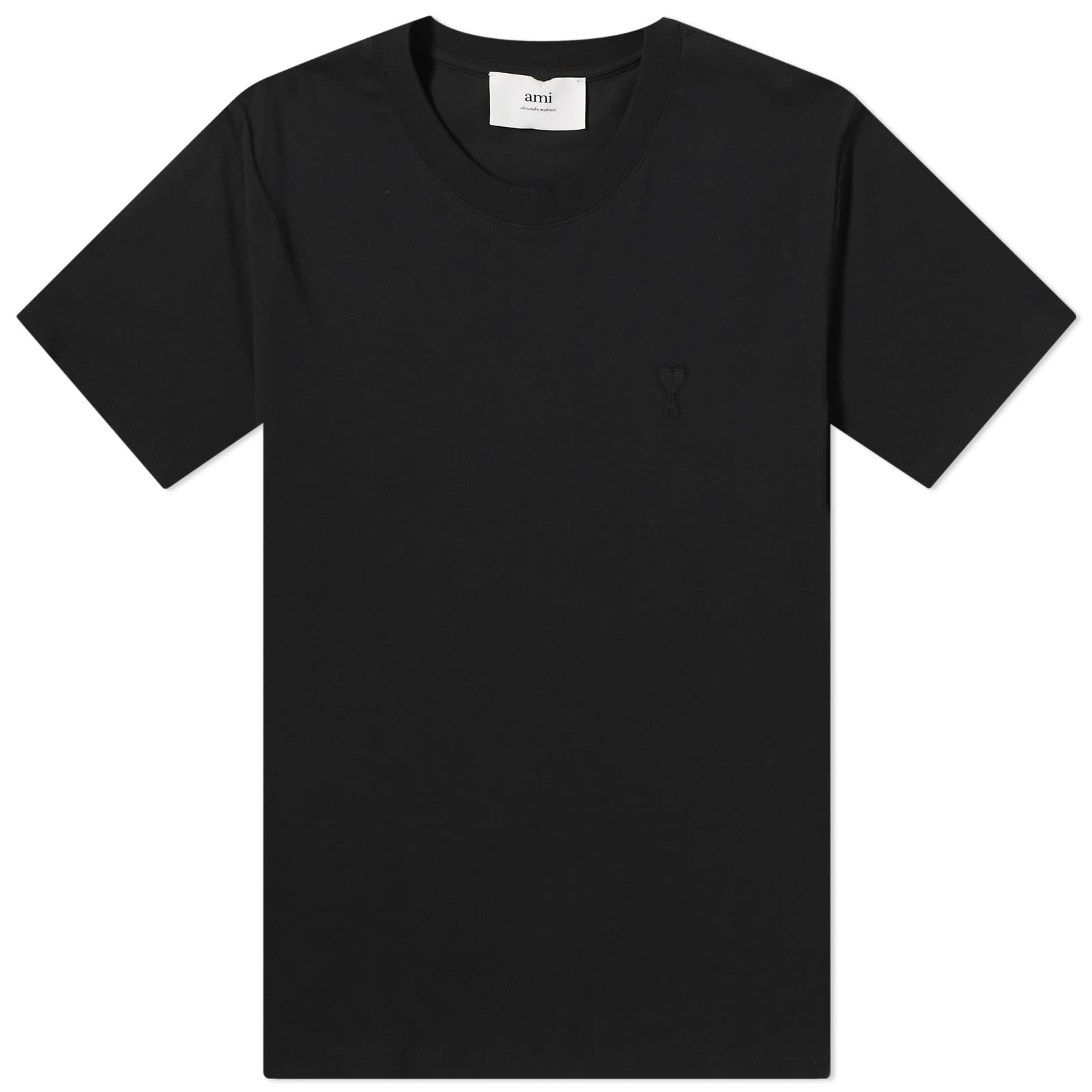 AMI Paris Tonal A Heart T-Shirt - Black