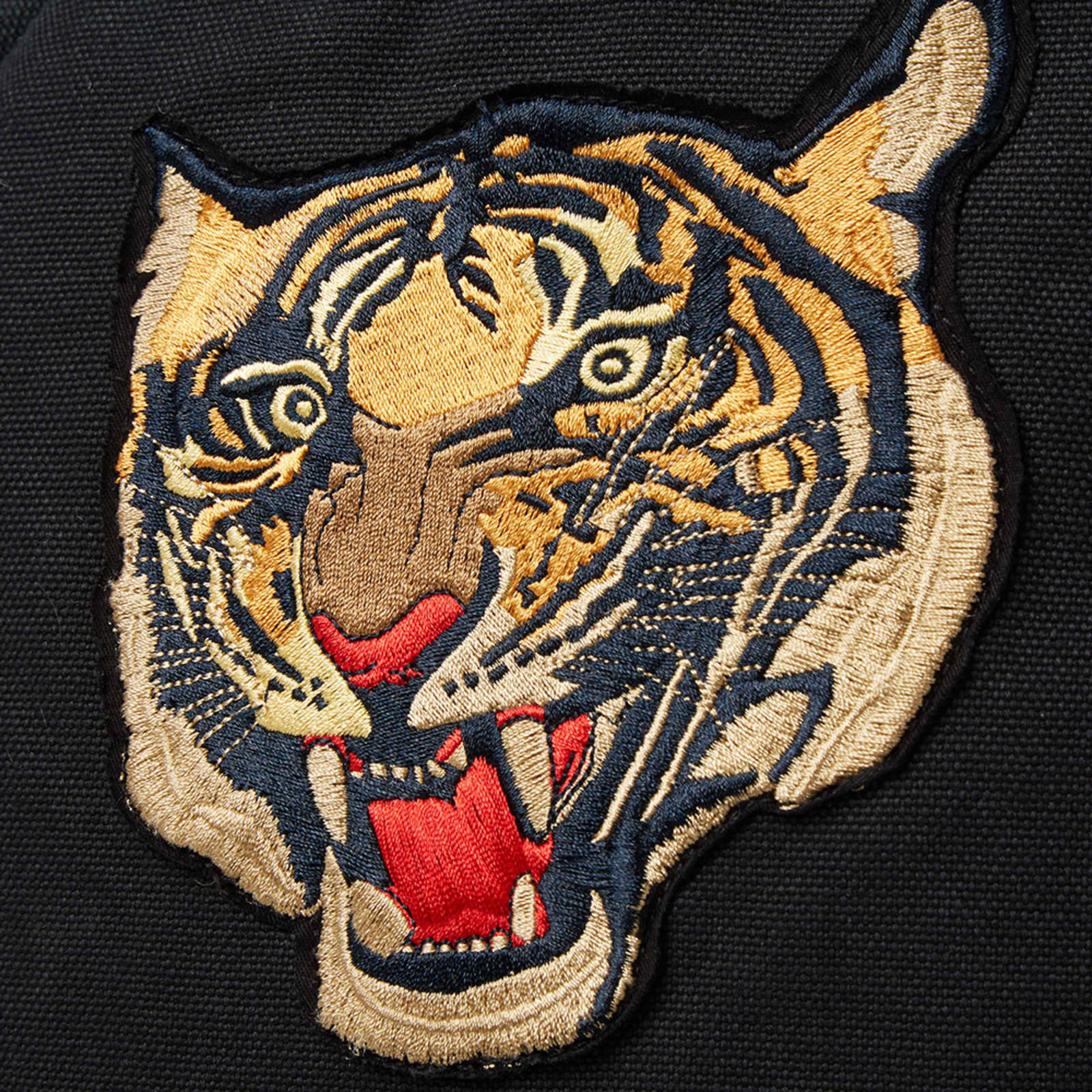 Polo Ralph Lauren Tiger Embroidered Backpack Black END.