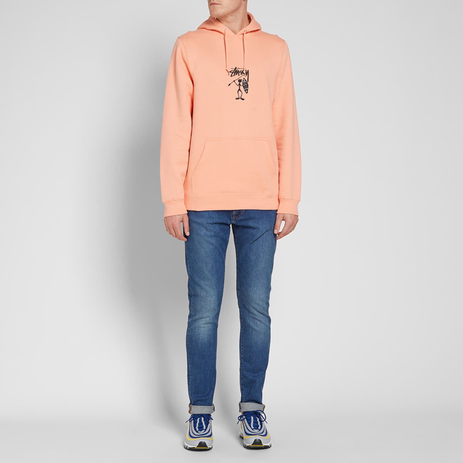 Stussy tribe man hoodie clearance