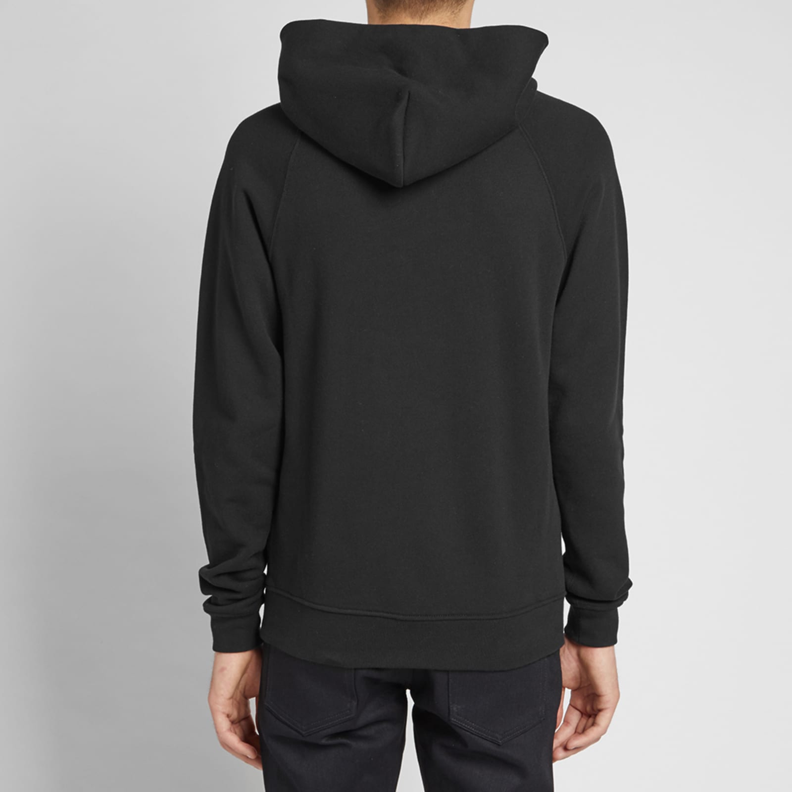 John elliott raglan hoodie black Clearance