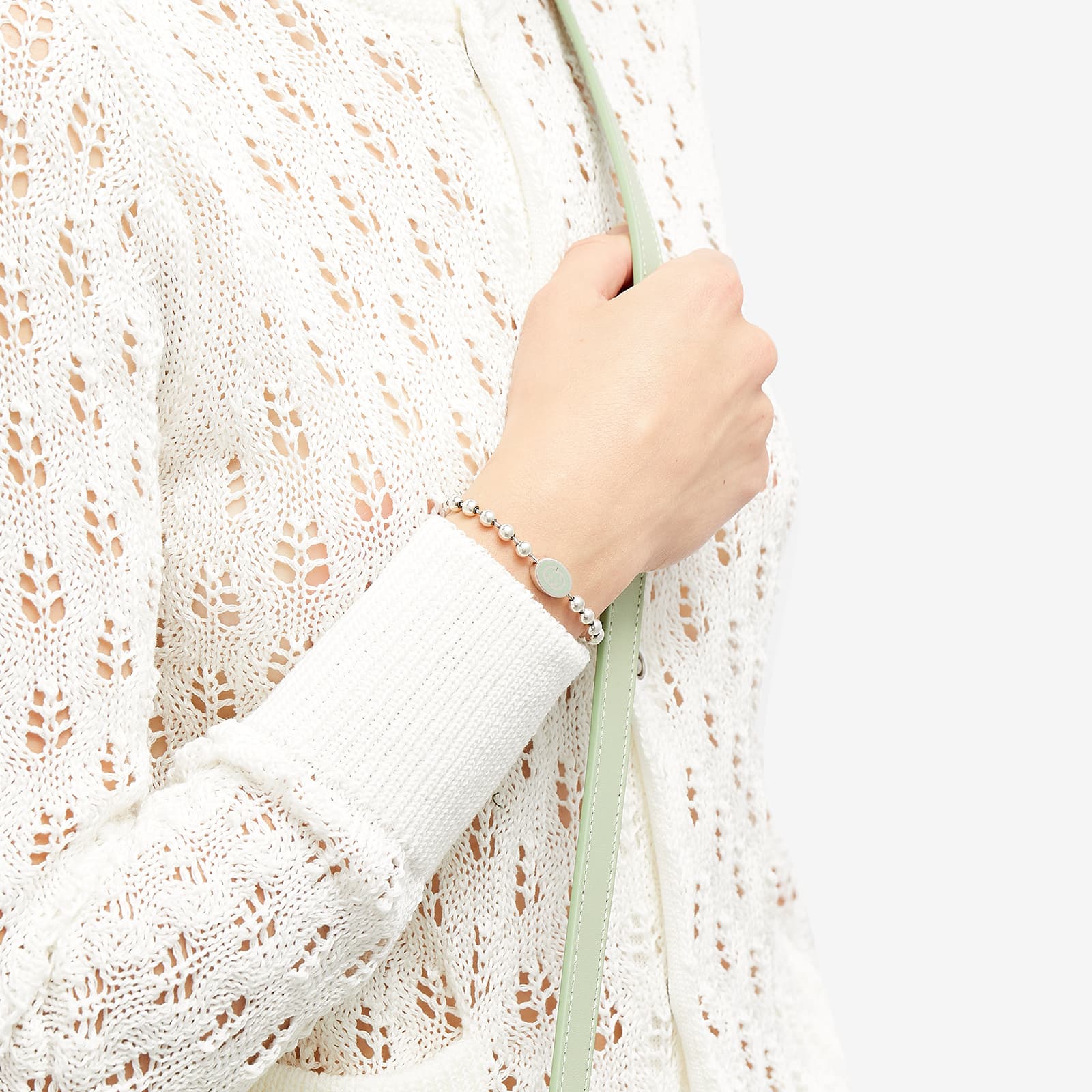 Gucci Interlocking G Enamel Bracelet Pink Multi END.