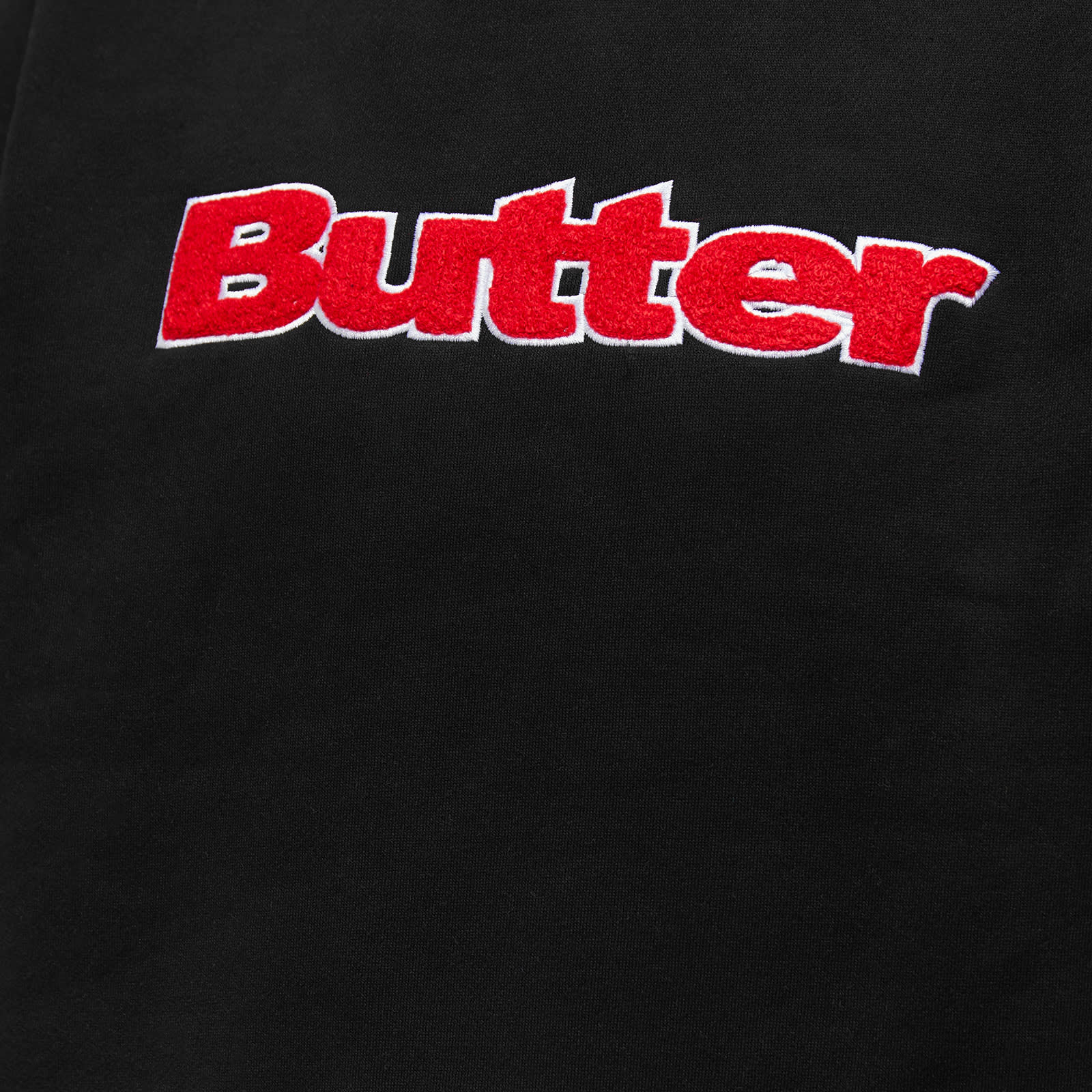 Butter Goods Chennille Logo Hoody Black END. (US)