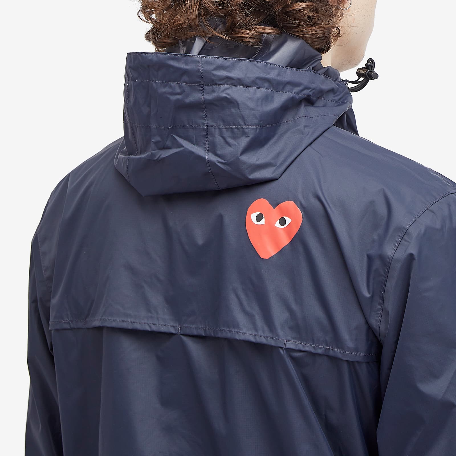 K-Way x PLAY Comme des Garçons Le Vrai 4.0 Jacket: Where the Heart Meets the Hood — image 2