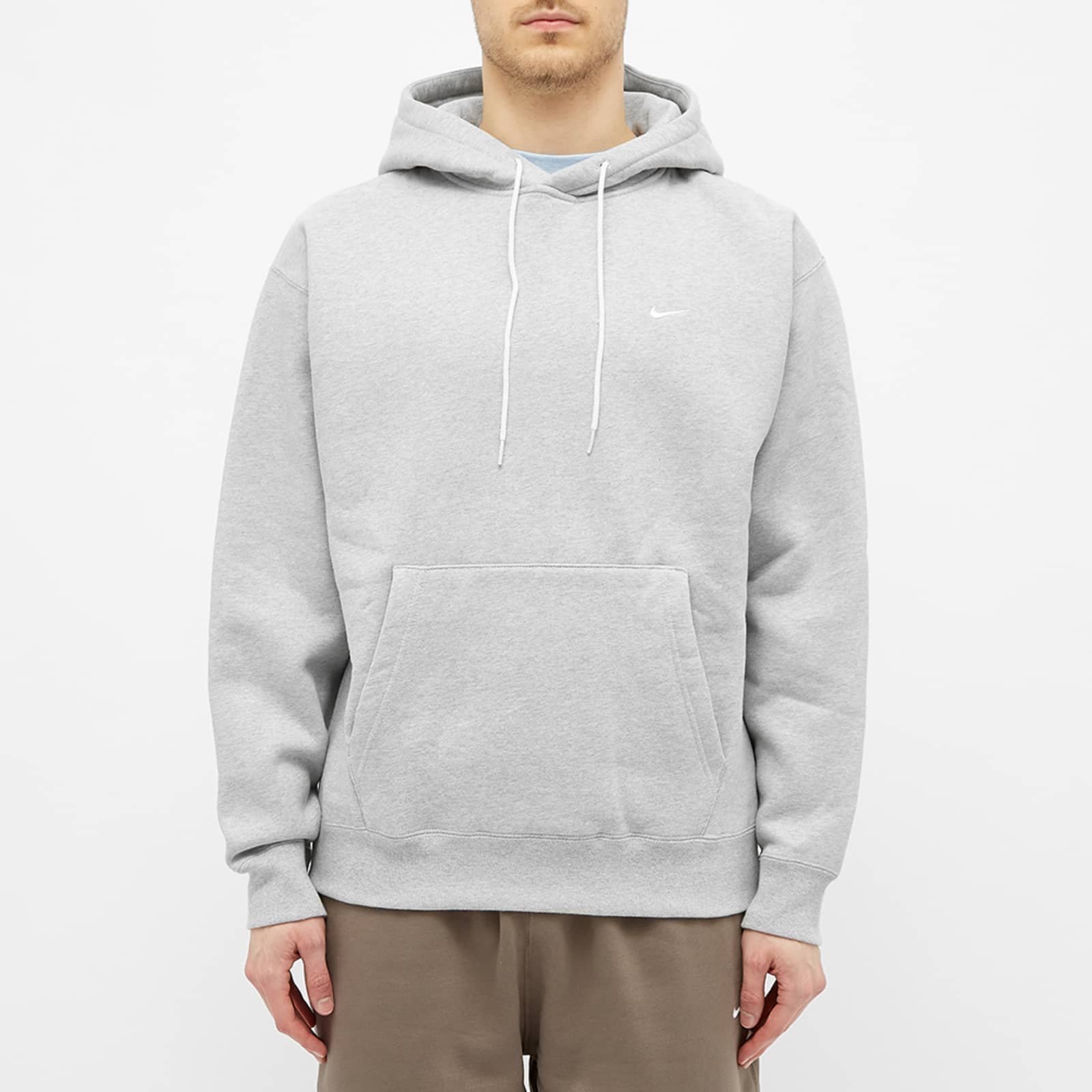 Nike NRG Premium Essential Hoody - Grey Heather & White