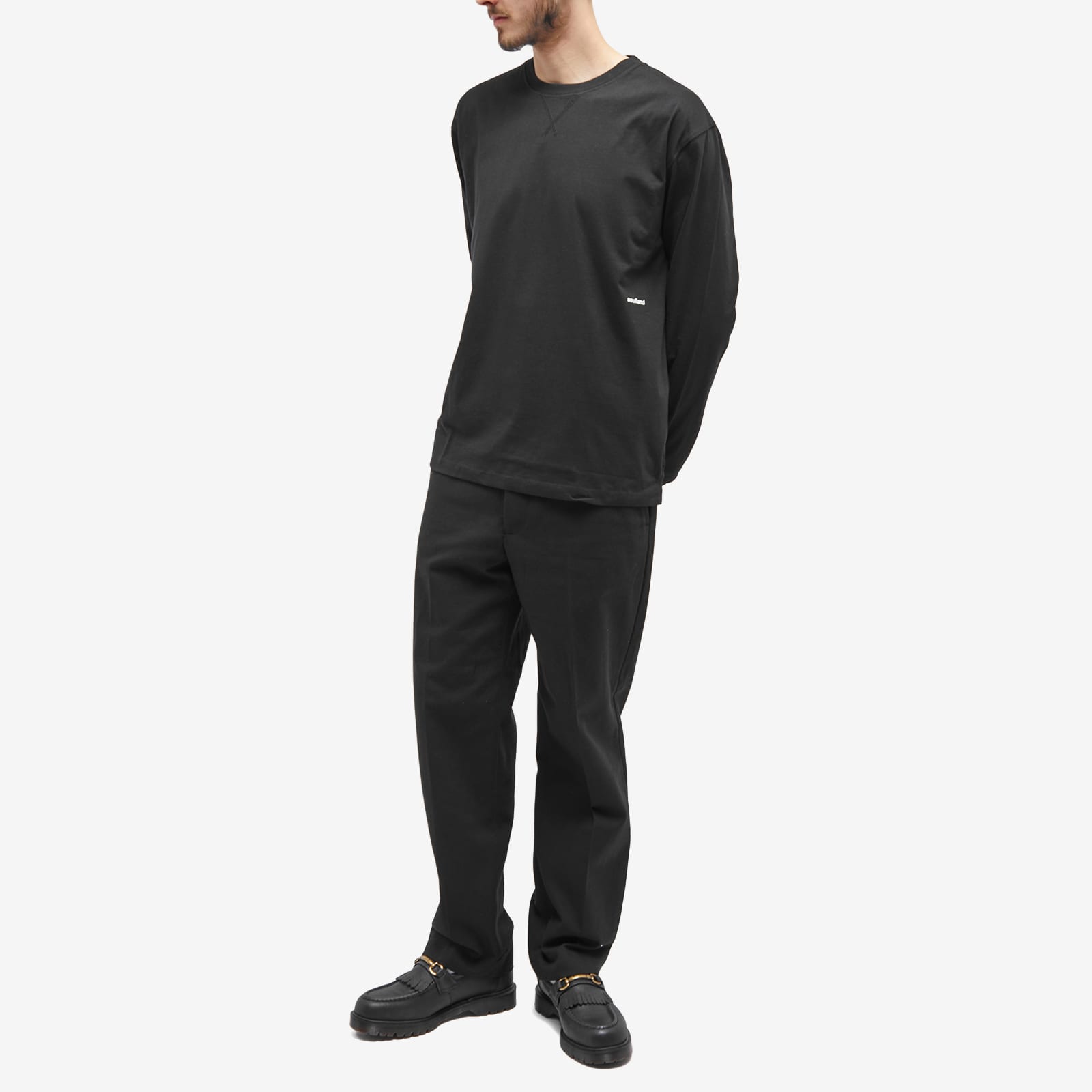 Soulland Long Sleeve Dima TShirt Black END.