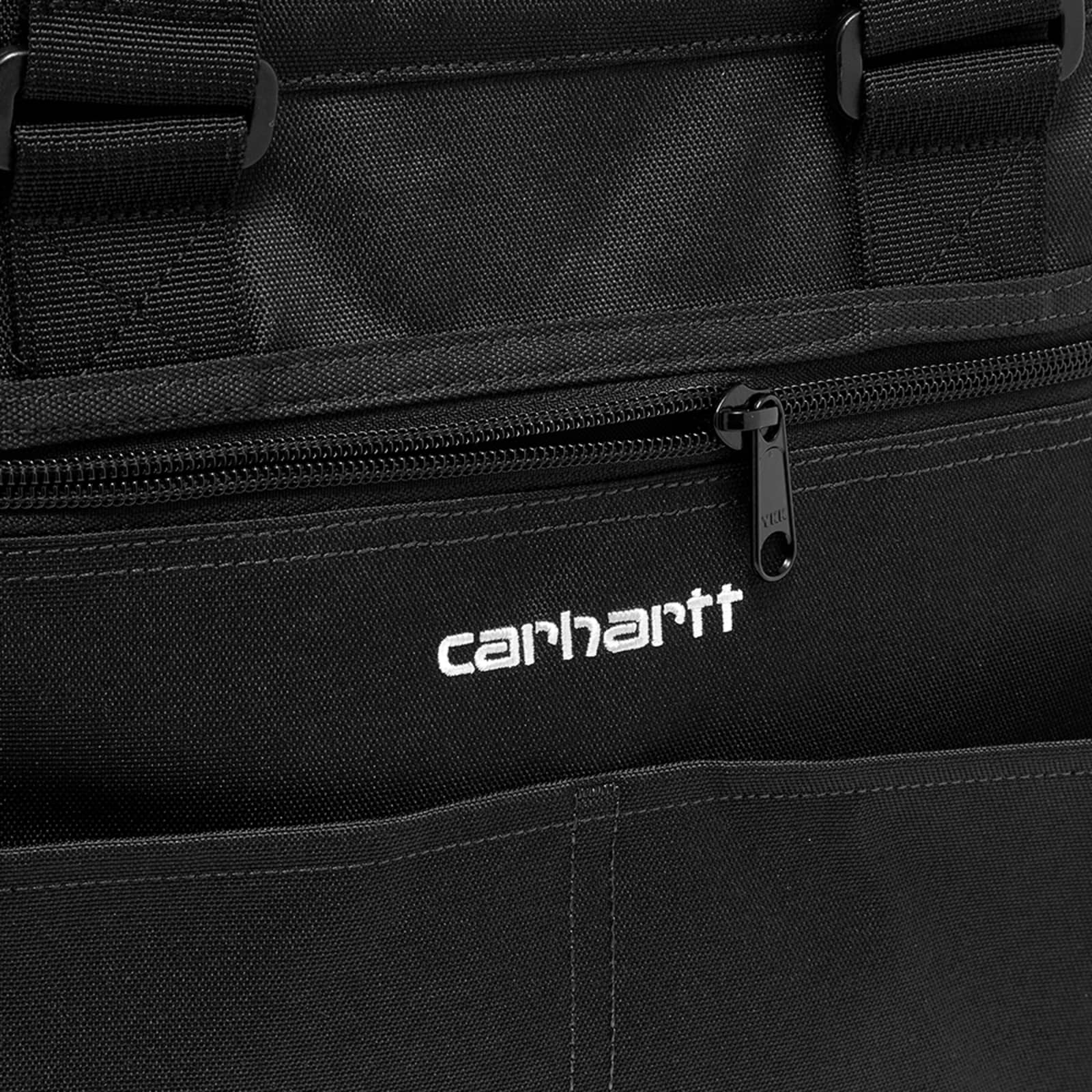 Carhartt WIP Payton Kit Bag Black, Black & White END. (GB)