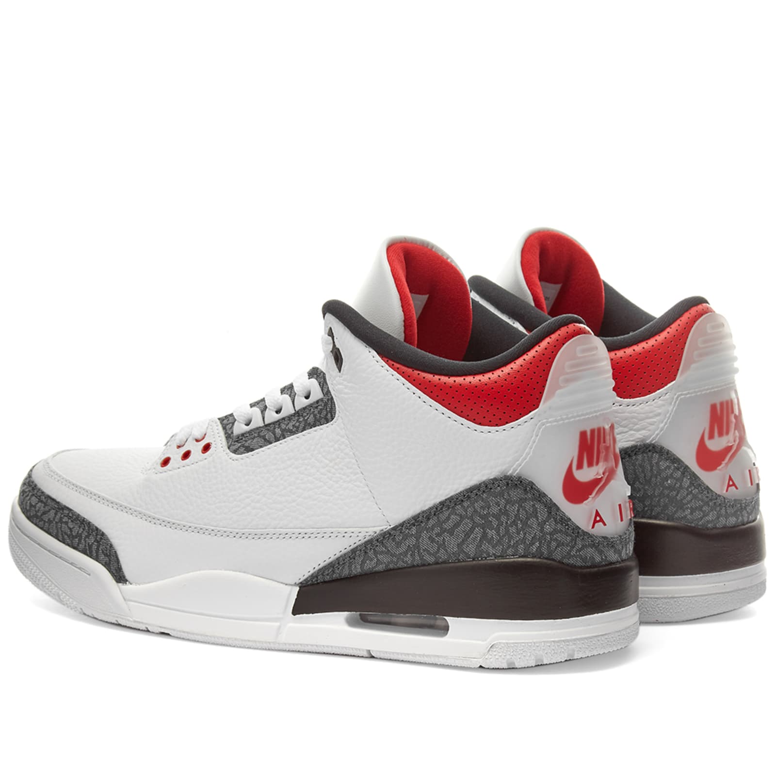 Nike Air Jordan 3 Retro SE Denim - White, Red & Black